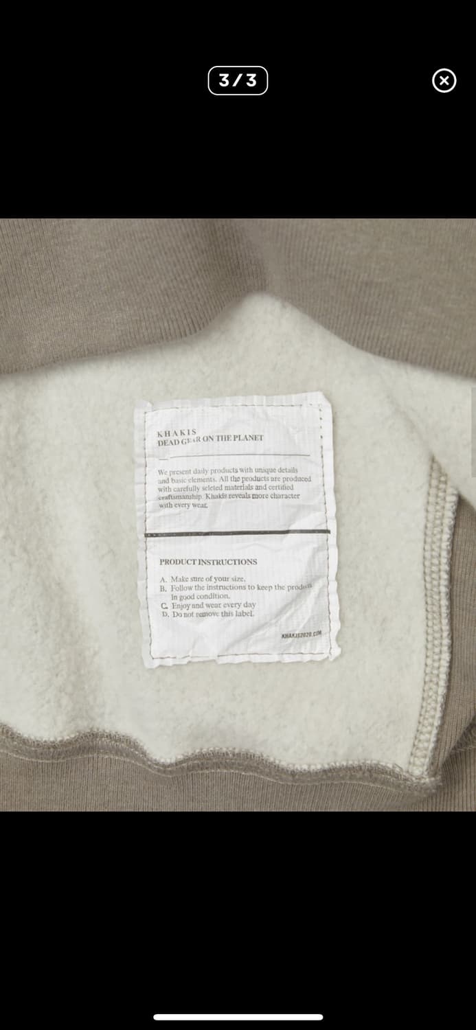 카키스 후드집업 판매! 상품이미지2