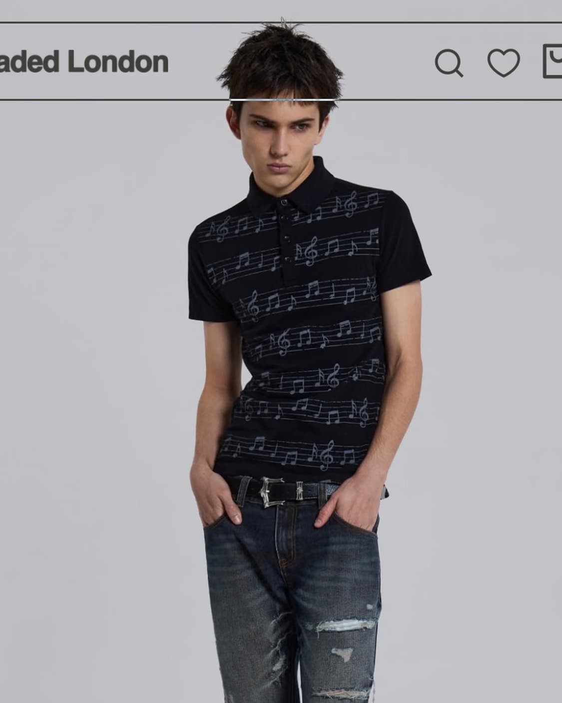 음표 폴로 티셔츠 상품이미지2