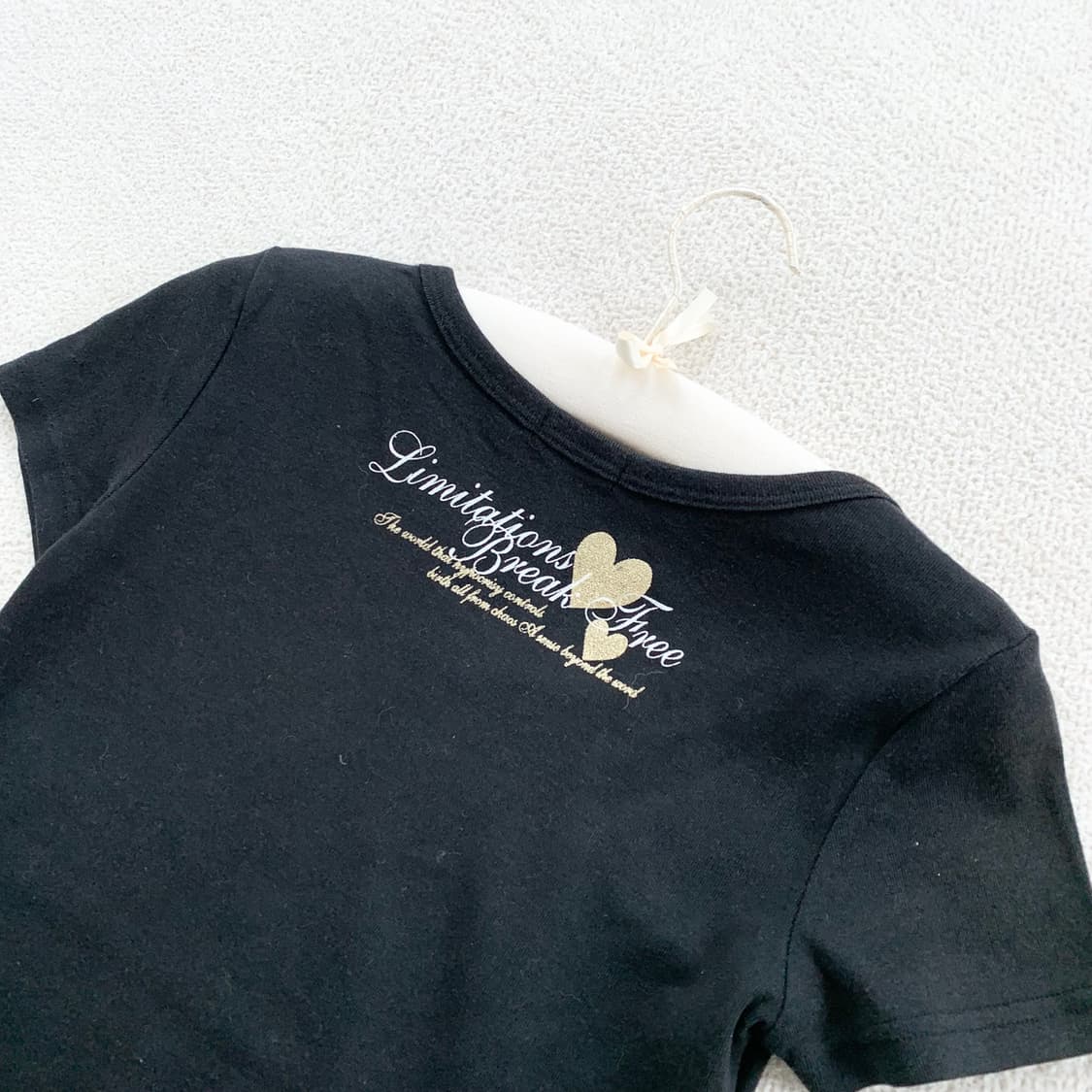 스카이봄버 ♥ 오네갸루 호피 하트 큐빅 탑 상품이미지3