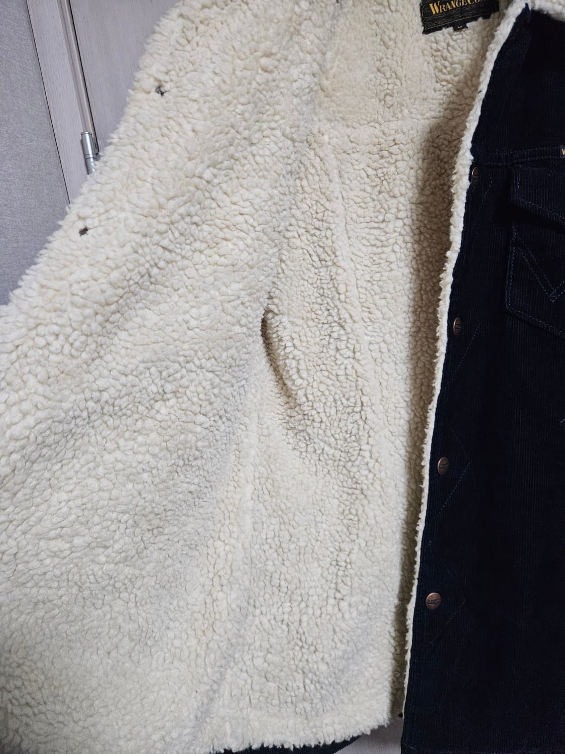 랭글러 코듀로이 쉐르파 뽀글이 자켓 m 사이즈 상품이미지5