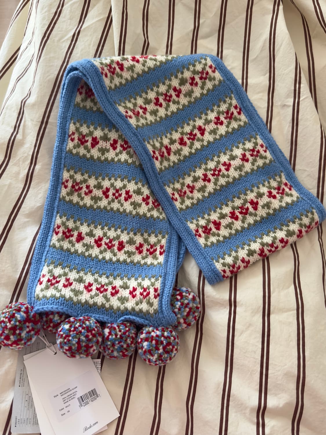 bode 보디 웨지우드 머플러 상품이미지1