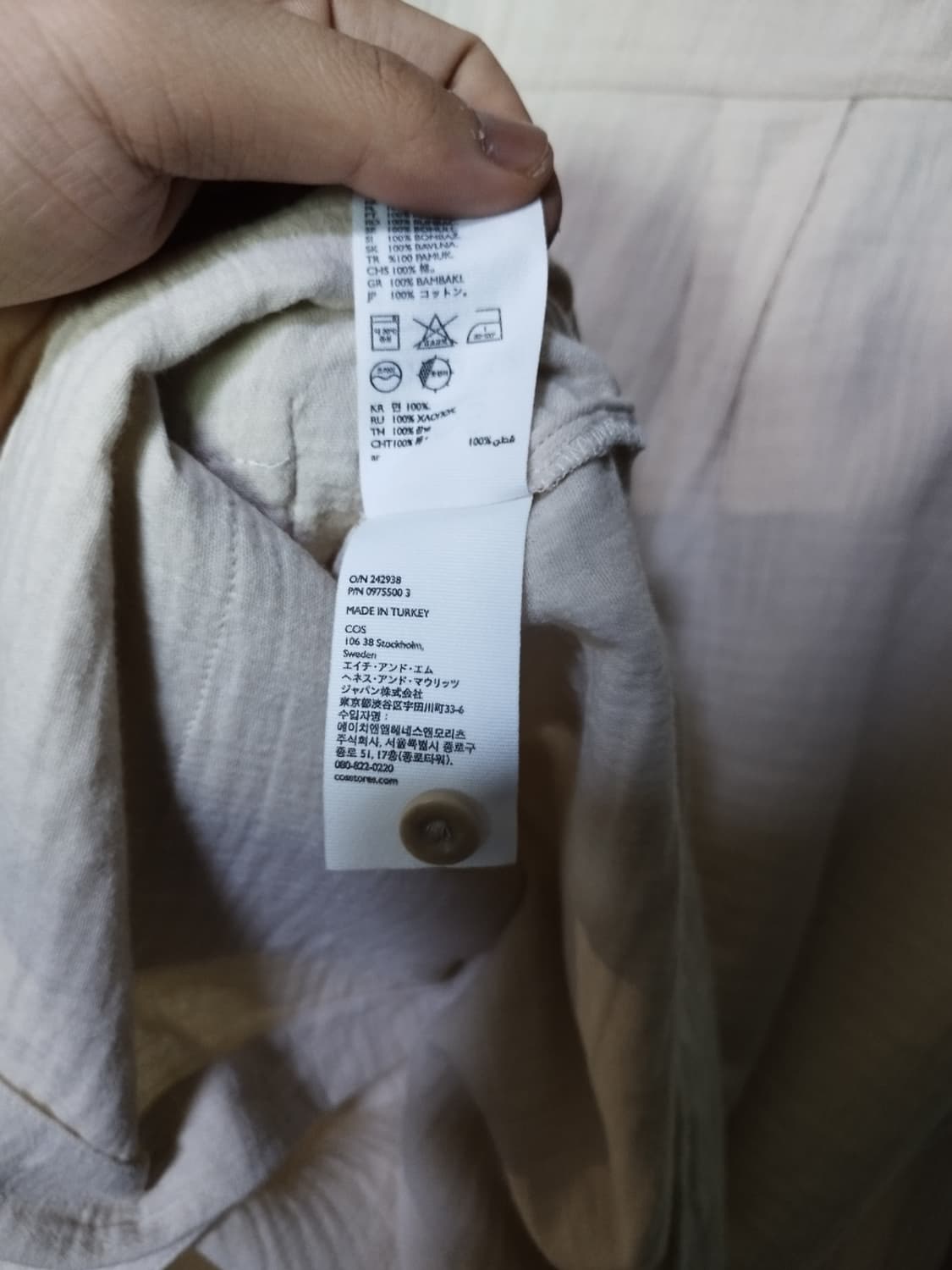 오버핏 코스 리넨 셋업 세트 상품이미지6