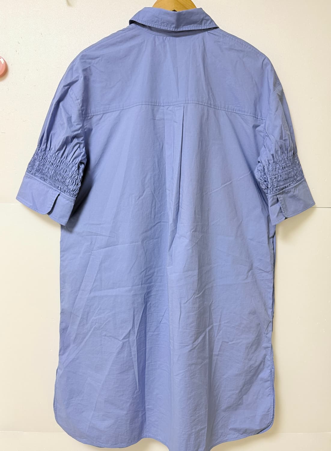 🩵COS 코스 반팔 셔츠 롱원피스 블루 55-66🩵 상품이미지4