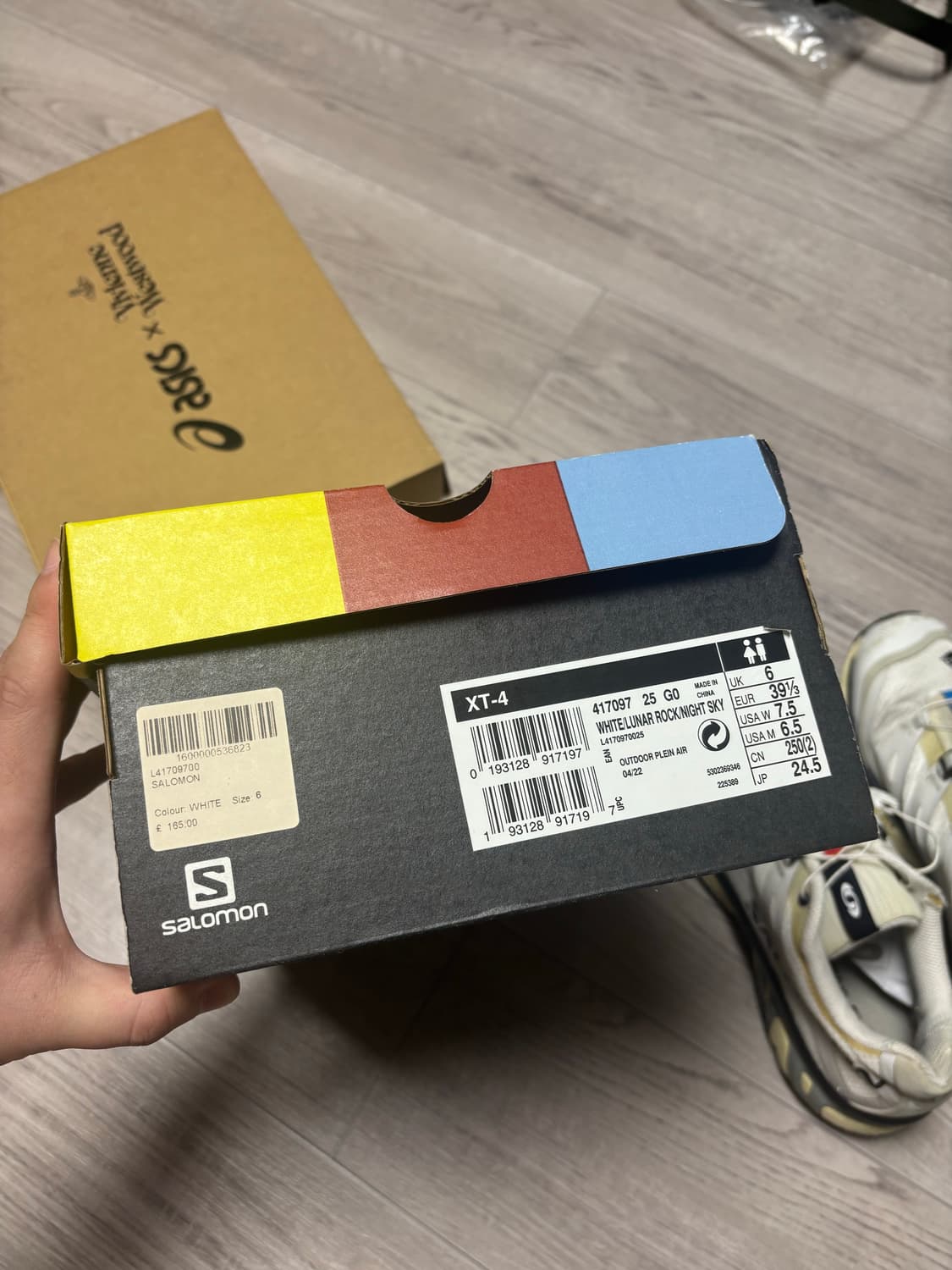 [245/하자] 살로몬 xt-4 화이트 루나 록 상품이미지7