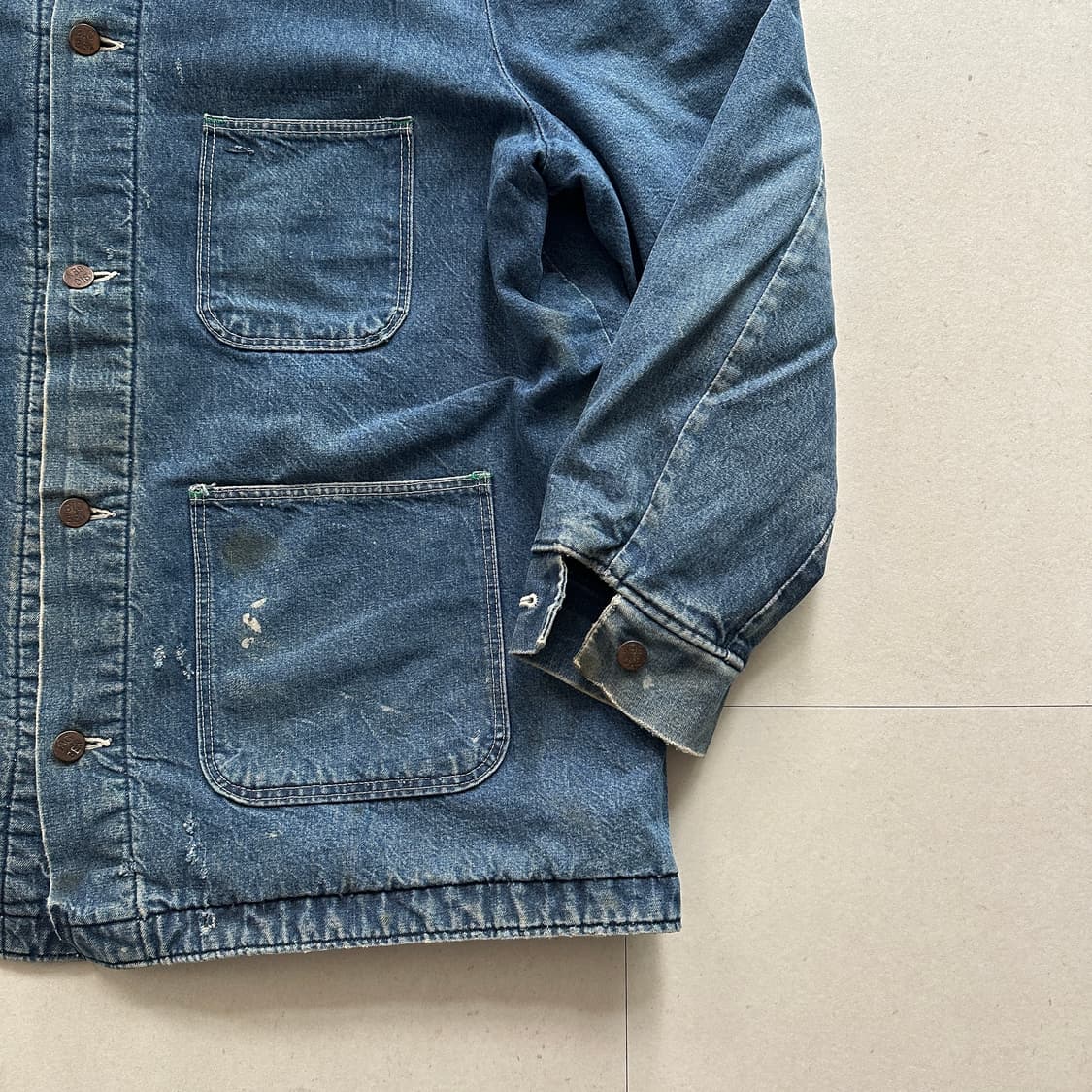 70s 빅벤 Big Ben 랭글러 데님 초어 자켓 42 USA MADE 상품이미지3