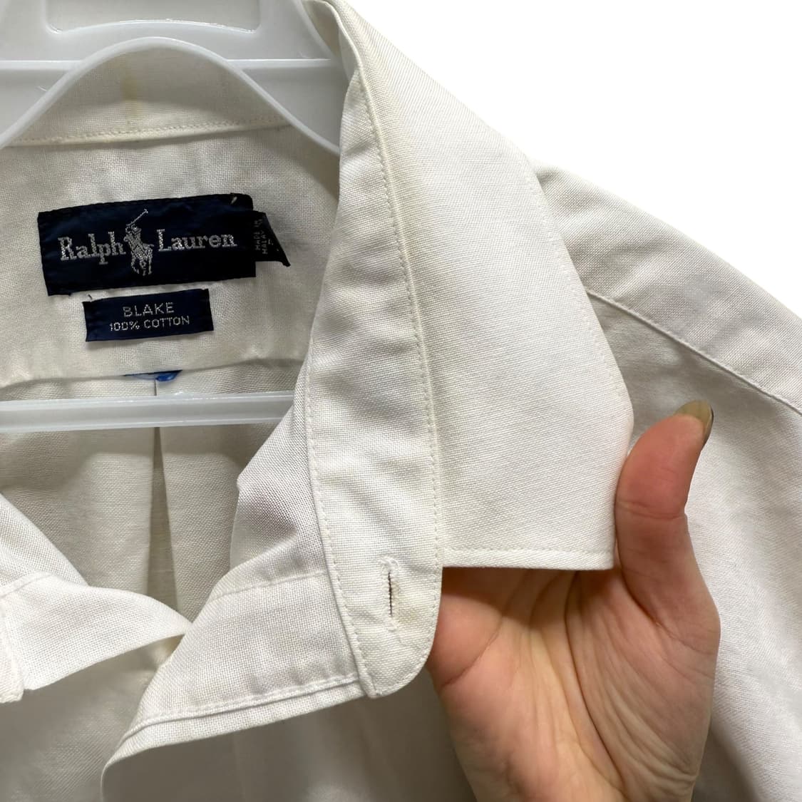[XXL] 랄프로렌 블레이크 화이트 반팔 셔츠 상품이미지6