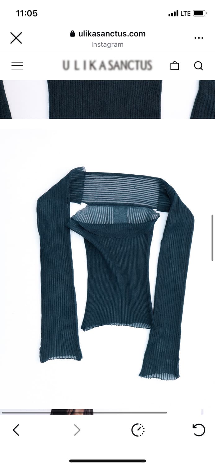 Ulika 울리카 상투스 Sheer tank top 상품이미지1