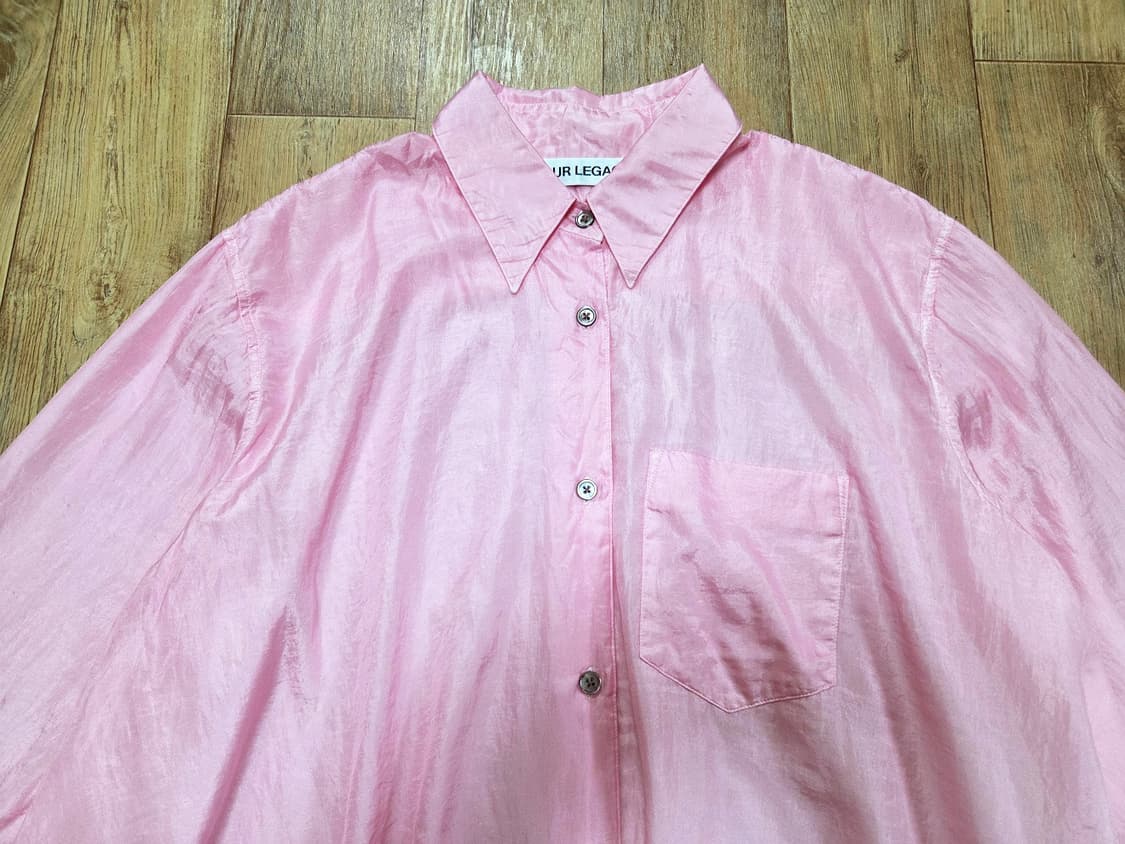 아워레가시(OUR LEGACY) 에이프런 핑크 코튼실크 셔츠 프리사이즈 상품이미지7