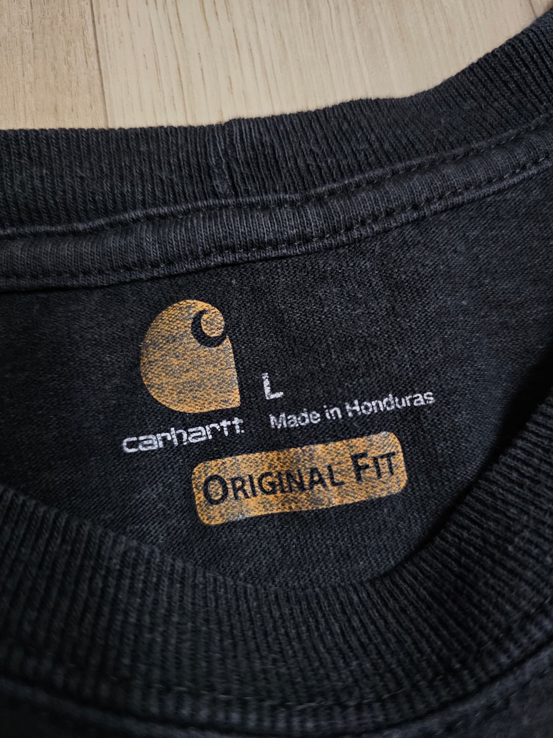 칼하트 포켓 롱슬리브 블랙 L 상품이미지4