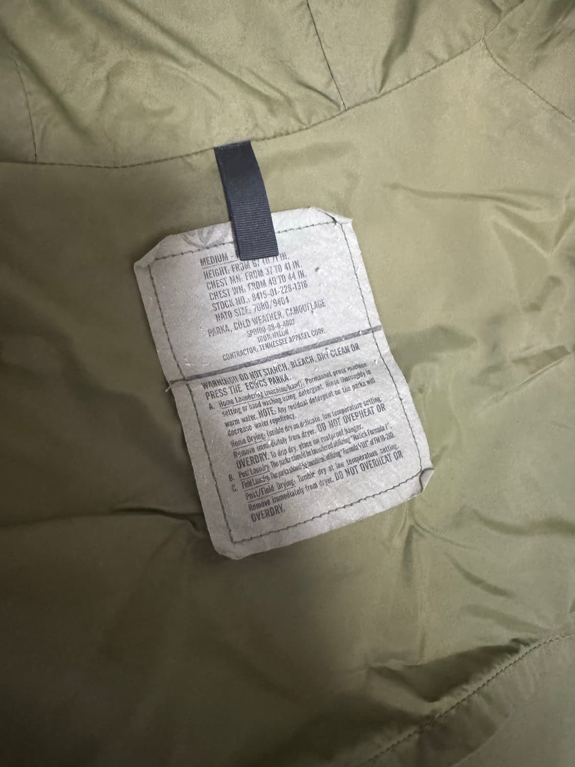 우드랜드 미군 정품 바람막이 팝니다(고어텍스) 상품이미지3