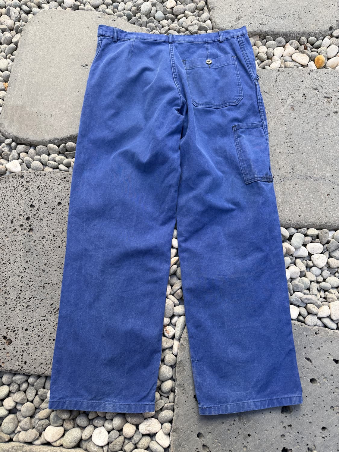 WASHED BLUE OLD VINTAGE FRENCH 프렌치워크팬츠 상품이미지2