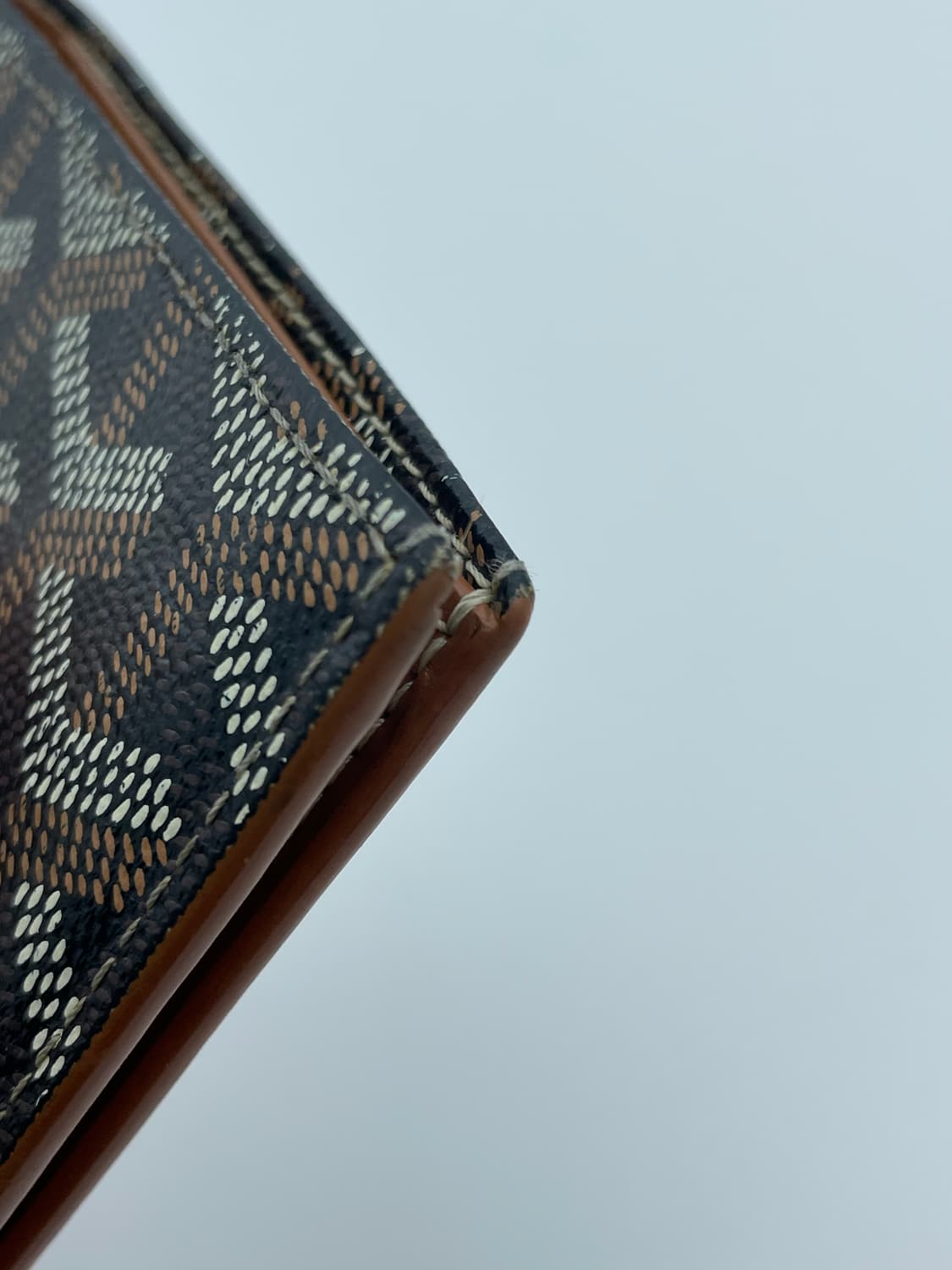 [ 정품 ] 고야드 빅투와르 반지갑 블랙 탄, 최저가 상품이미지7