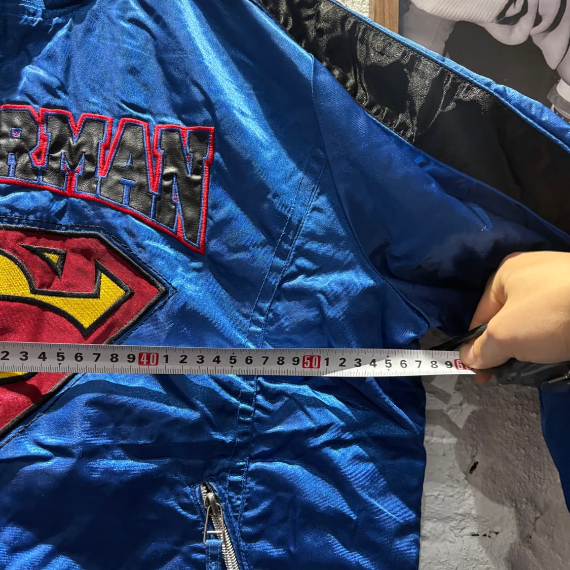 빈티지 슈퍼맨 바시티 봄버자켓 상품이미지8