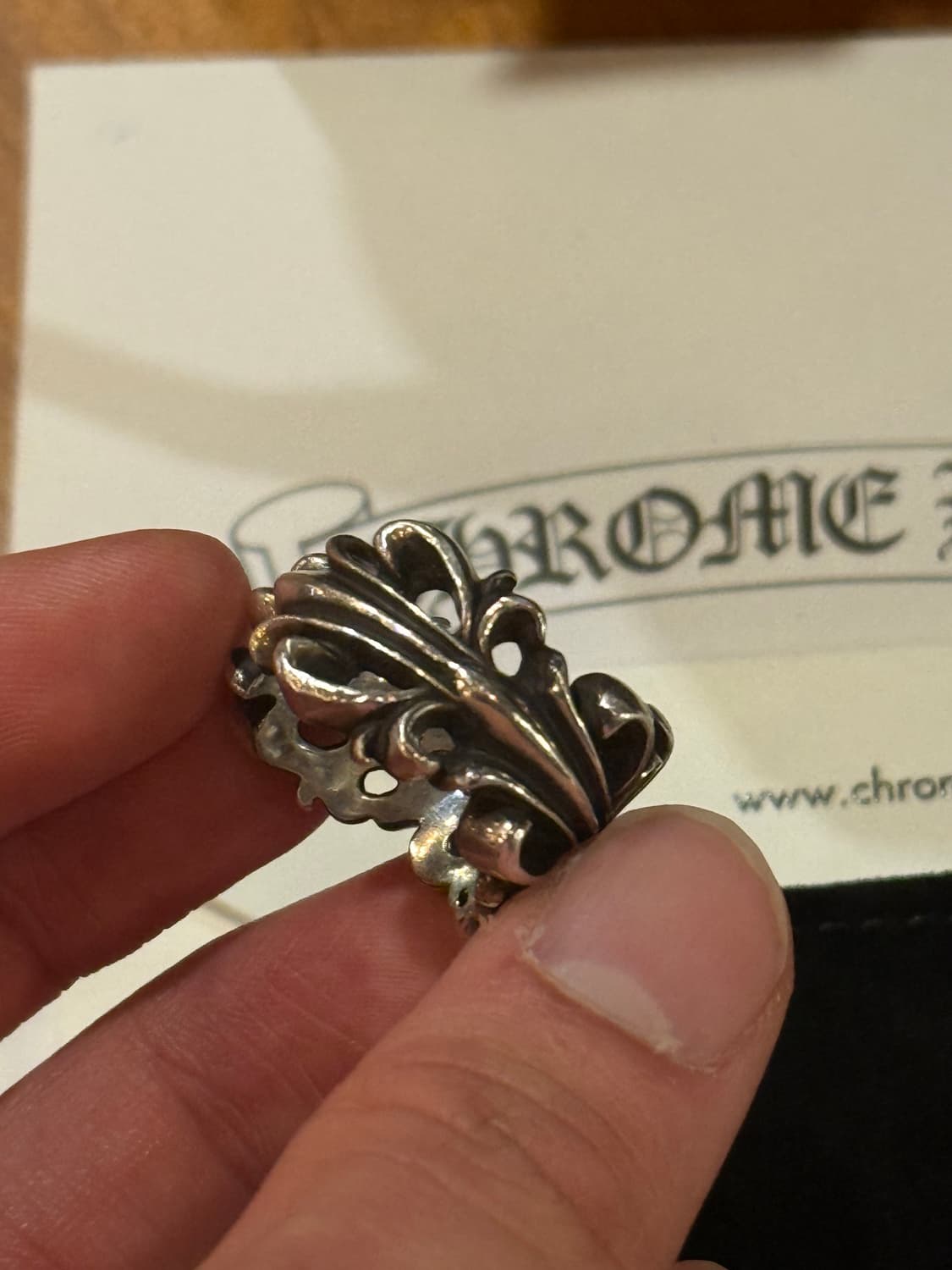 크롬하츠 더블플로랄 링  상품이미지4