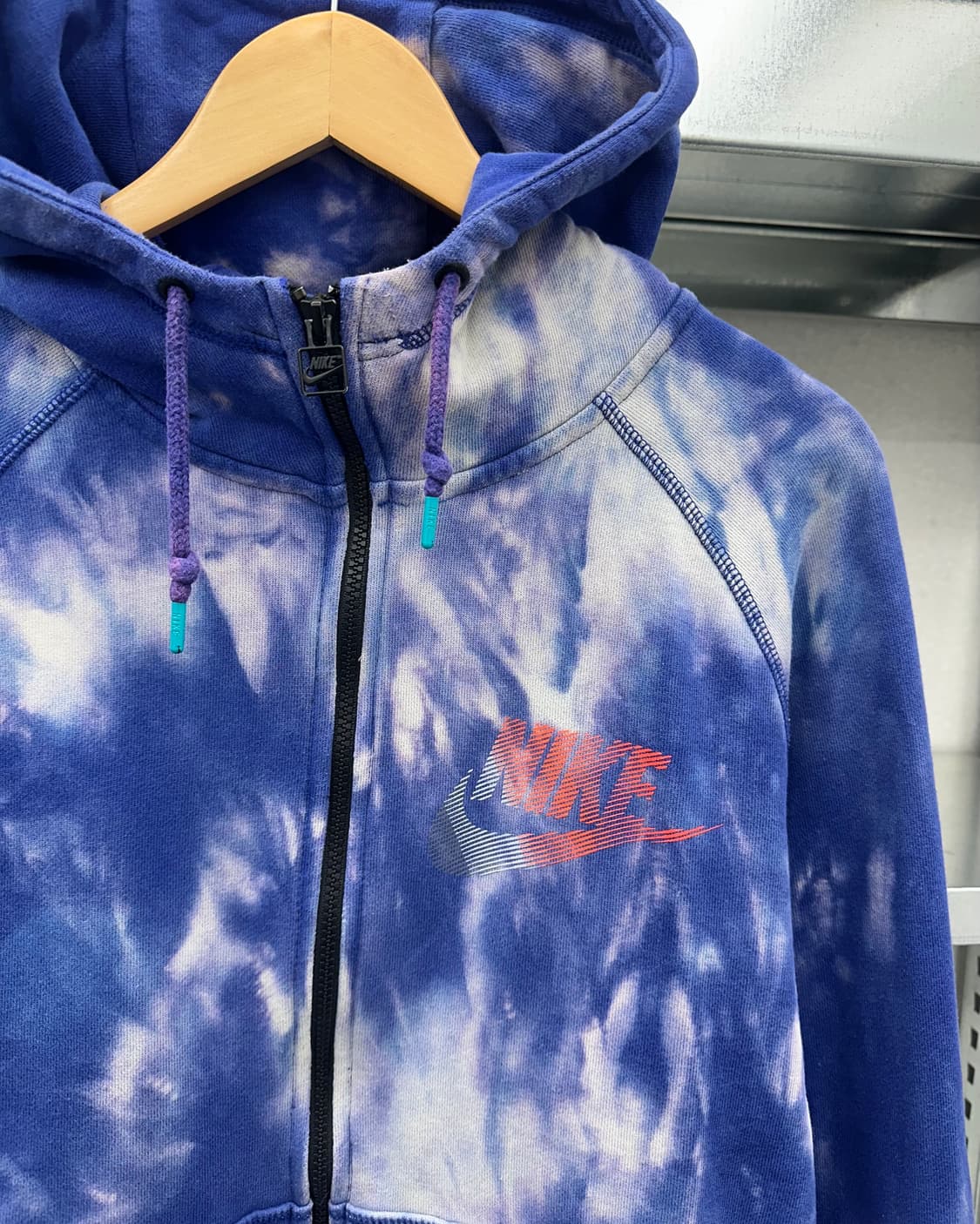 (WOMEN)나이키 크롭 후드집업-M1401 상품이미지3