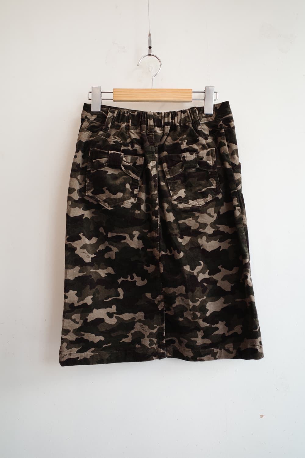 Japan brand 코듀로이 카모플라쥬 스커트 (25~28인치) 상품이미지6