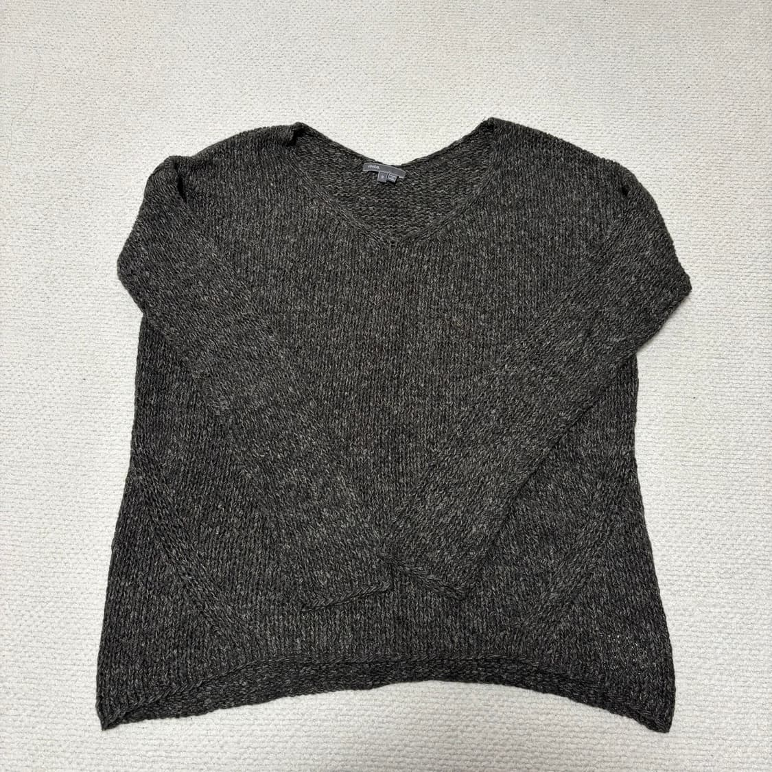 Vince 투톤 그레이 니트 S 상품이미지1