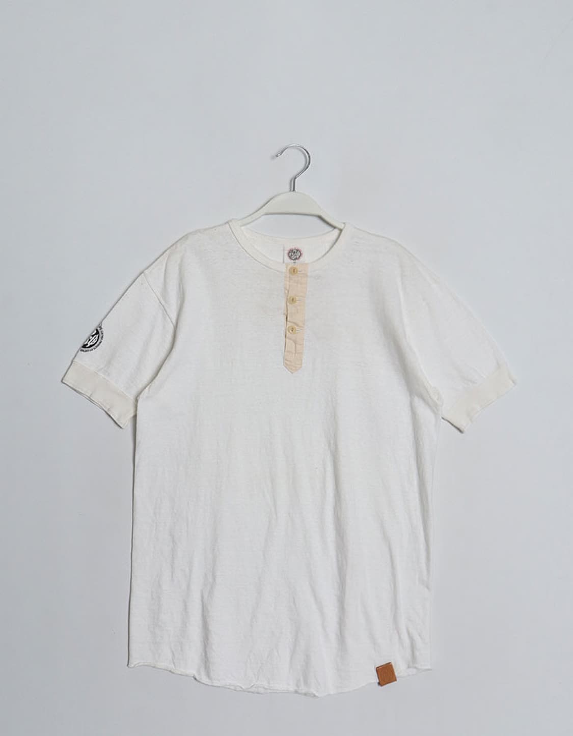 Tenjin Works LEAHTER FREAKS Henley Shirt 상품이미지1