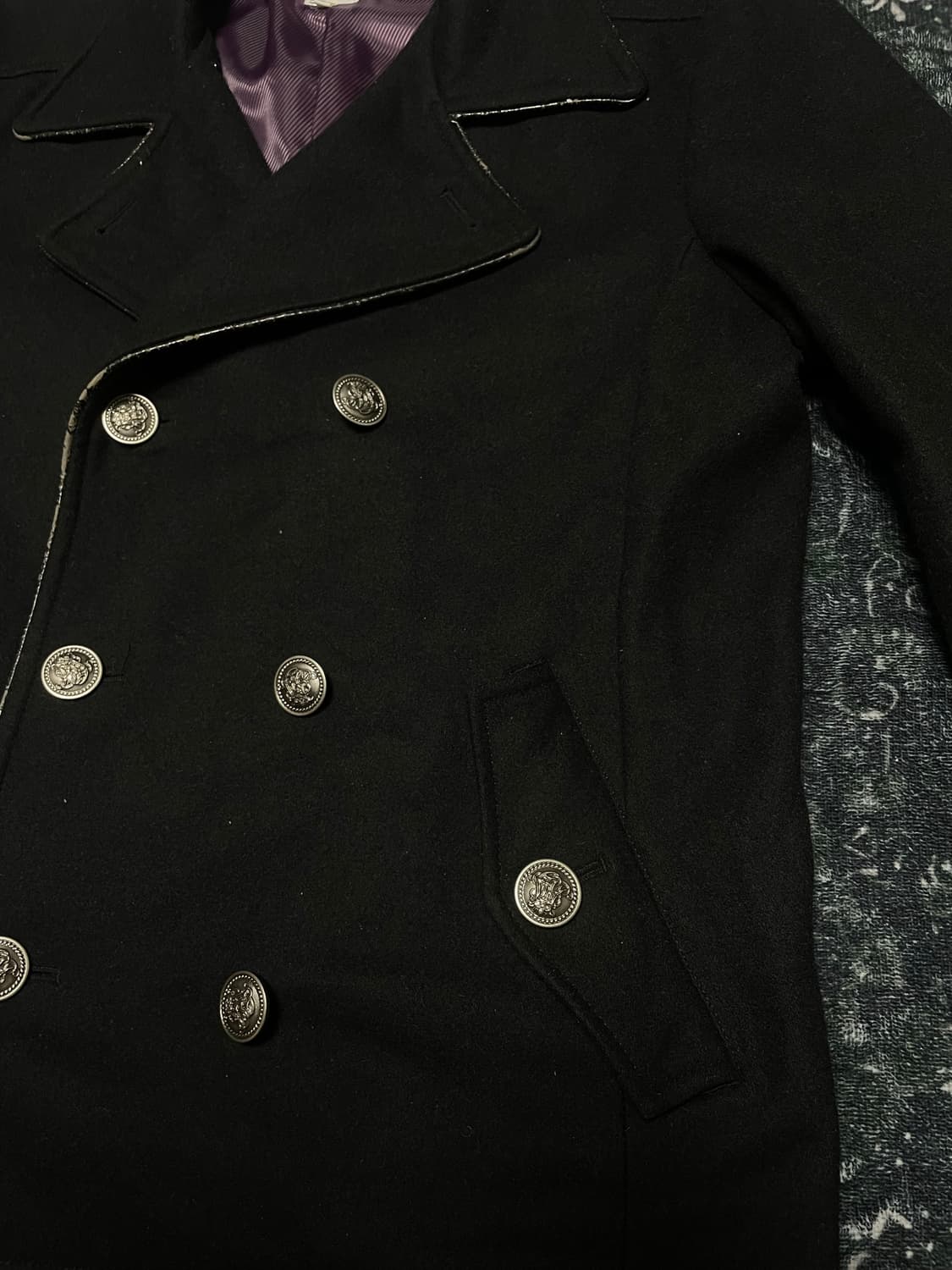 semantic desige pea coat 상품이미지3