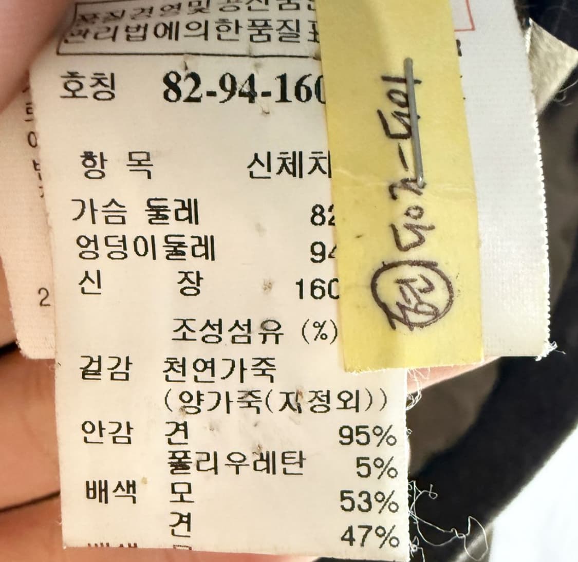 Vintage leather jk 상품이미지4