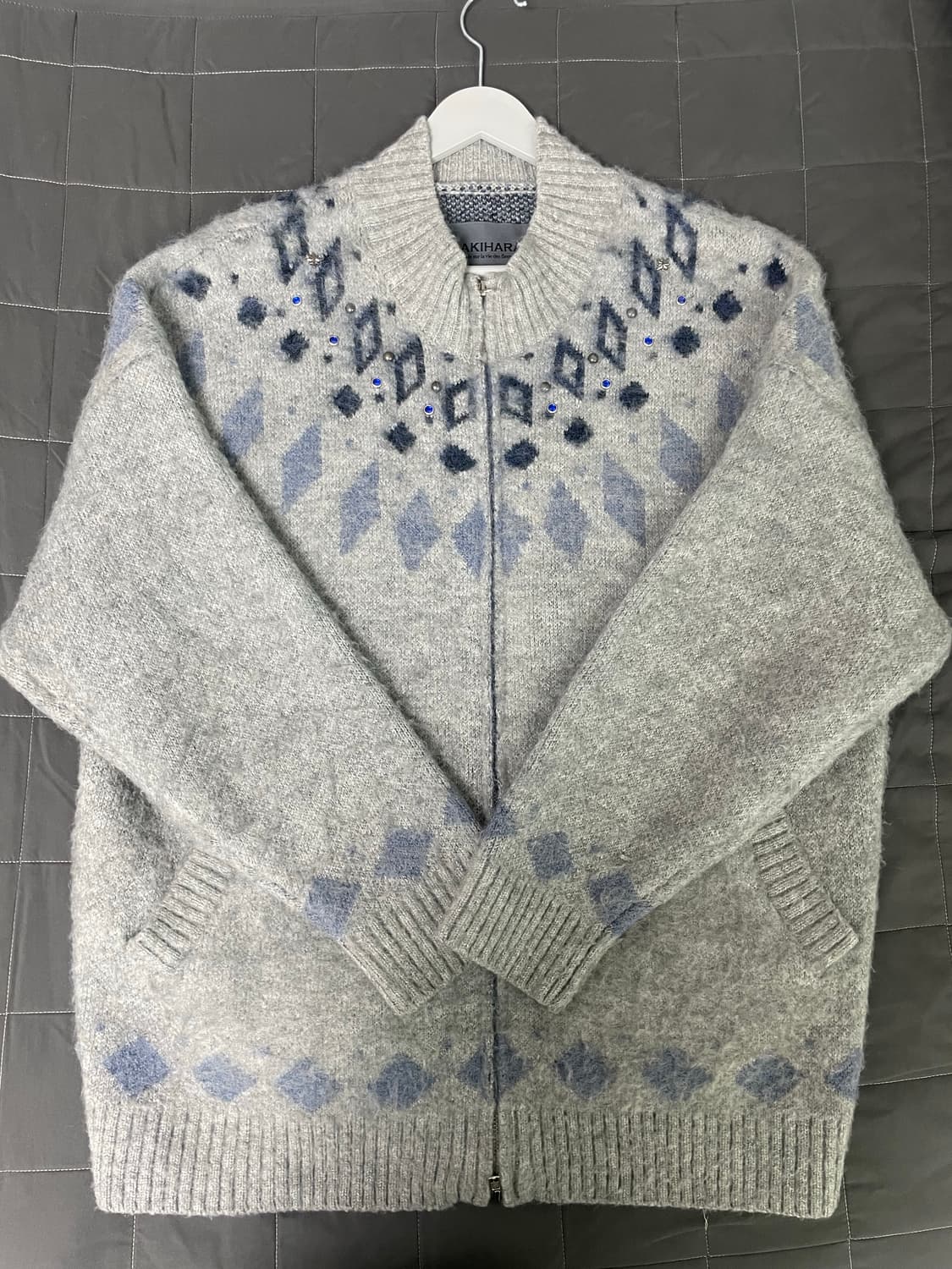 가키하라 니트집업 상품이미지1