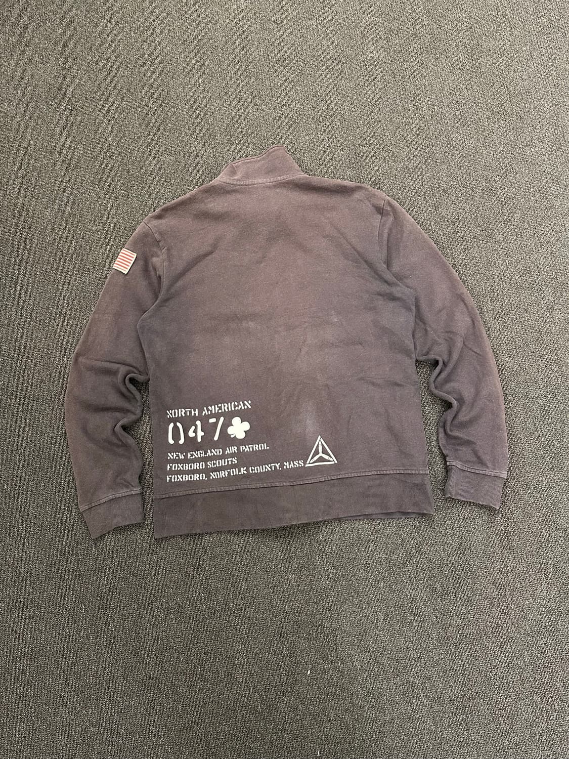 XL)AVIREX vintage Air Patrol Unit 집업 상품이미지9