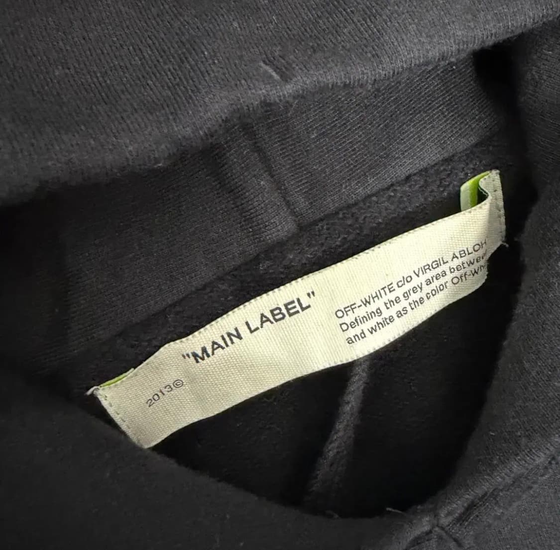 오프화이트 아크릴 애로우 프린티드 코튼 후드 상품이미지5