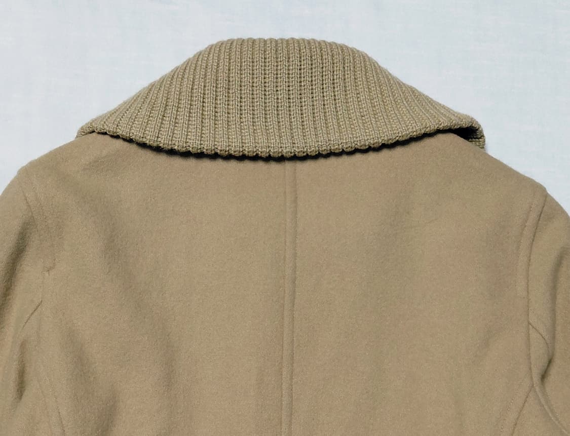 [울 90%] COMME CA ISM(콤사 이즘) 니트 칼라 울 코트 상품이미지8