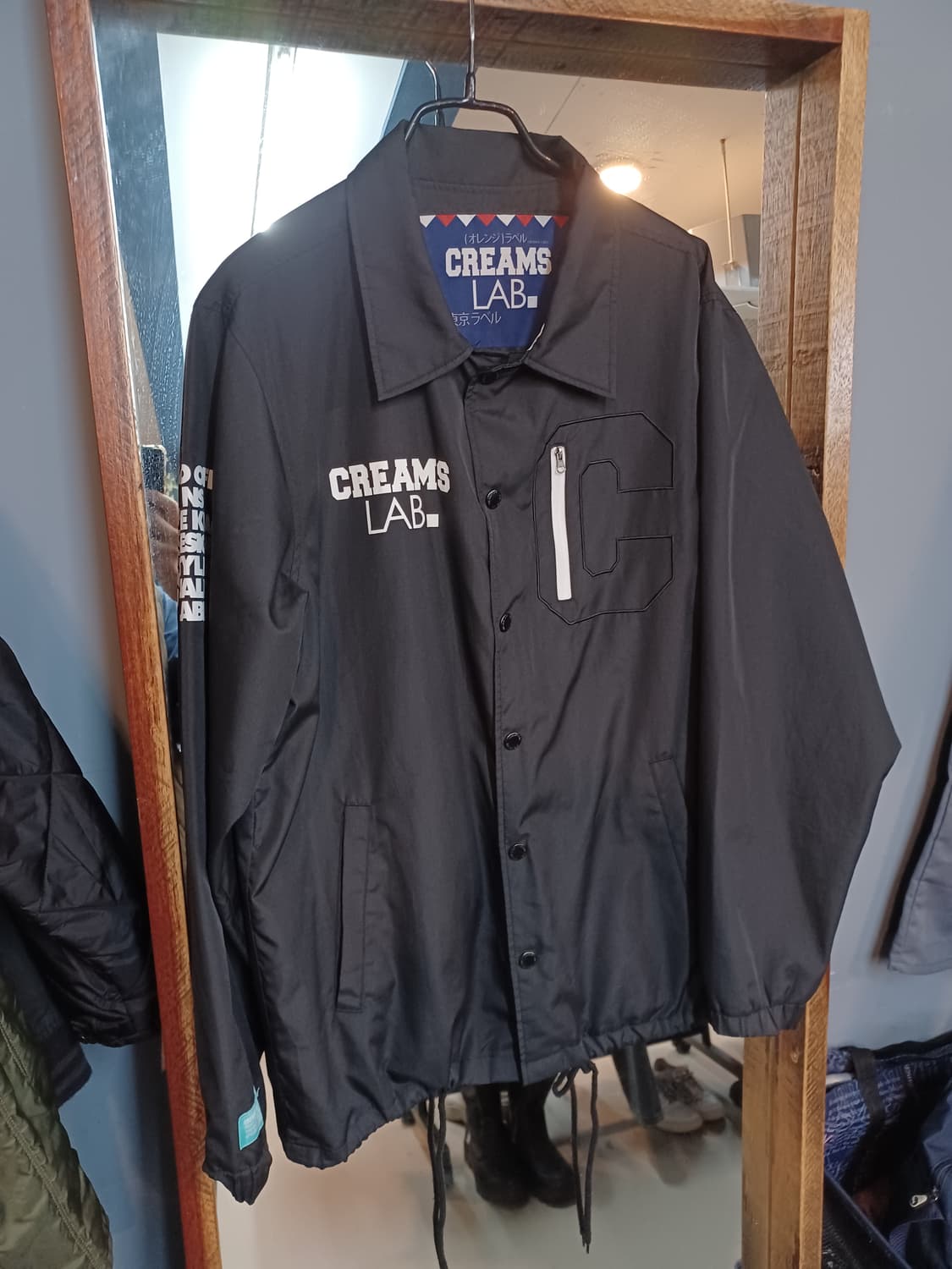 빈티지 일본 크림스 랩 코치 자켓 s 상품이미지4