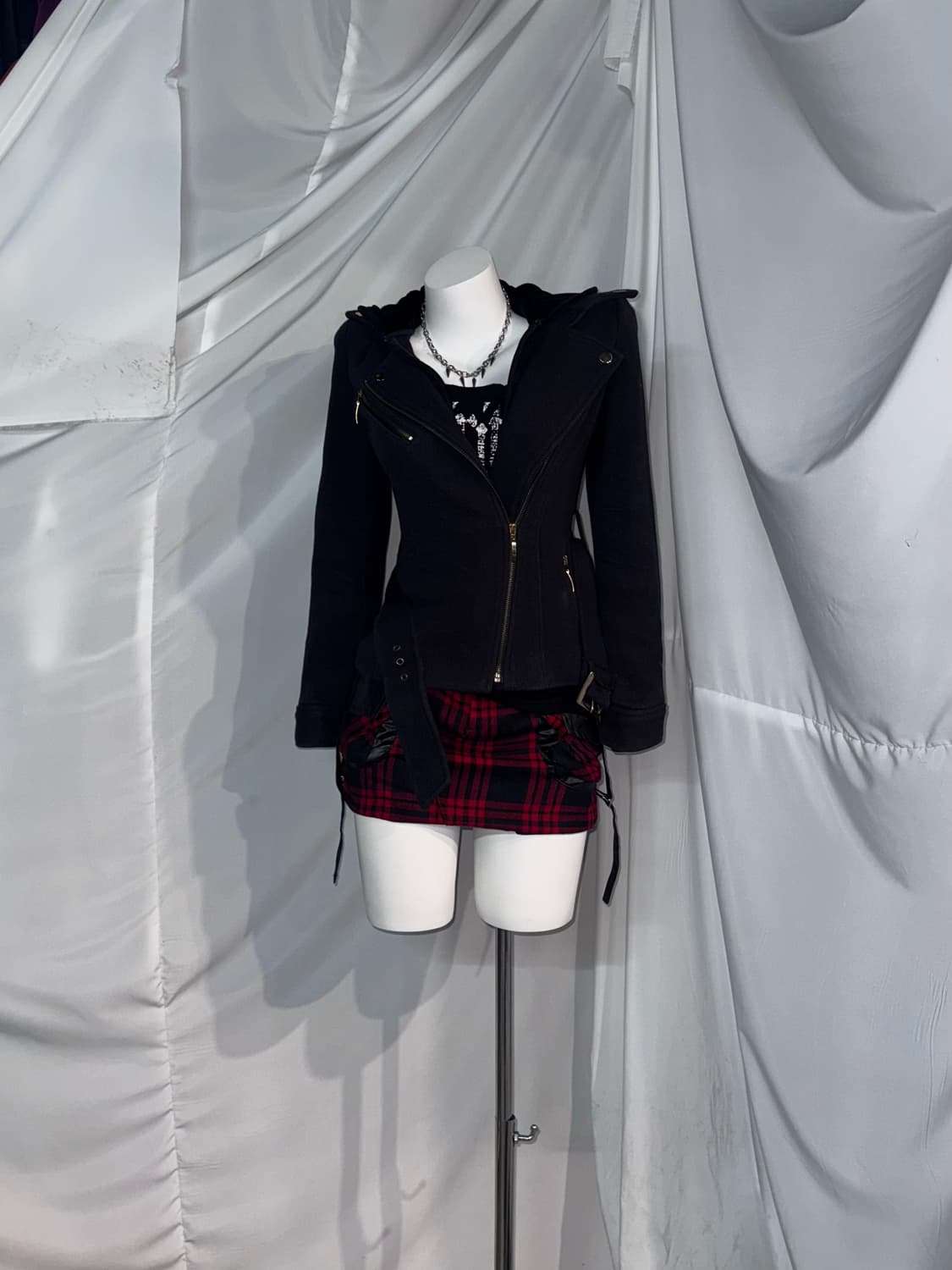 나나깔 고스트오브할렘 쥬시꾸뛰르 딱붙 데일리 펑크 코디세트  상품이미지10