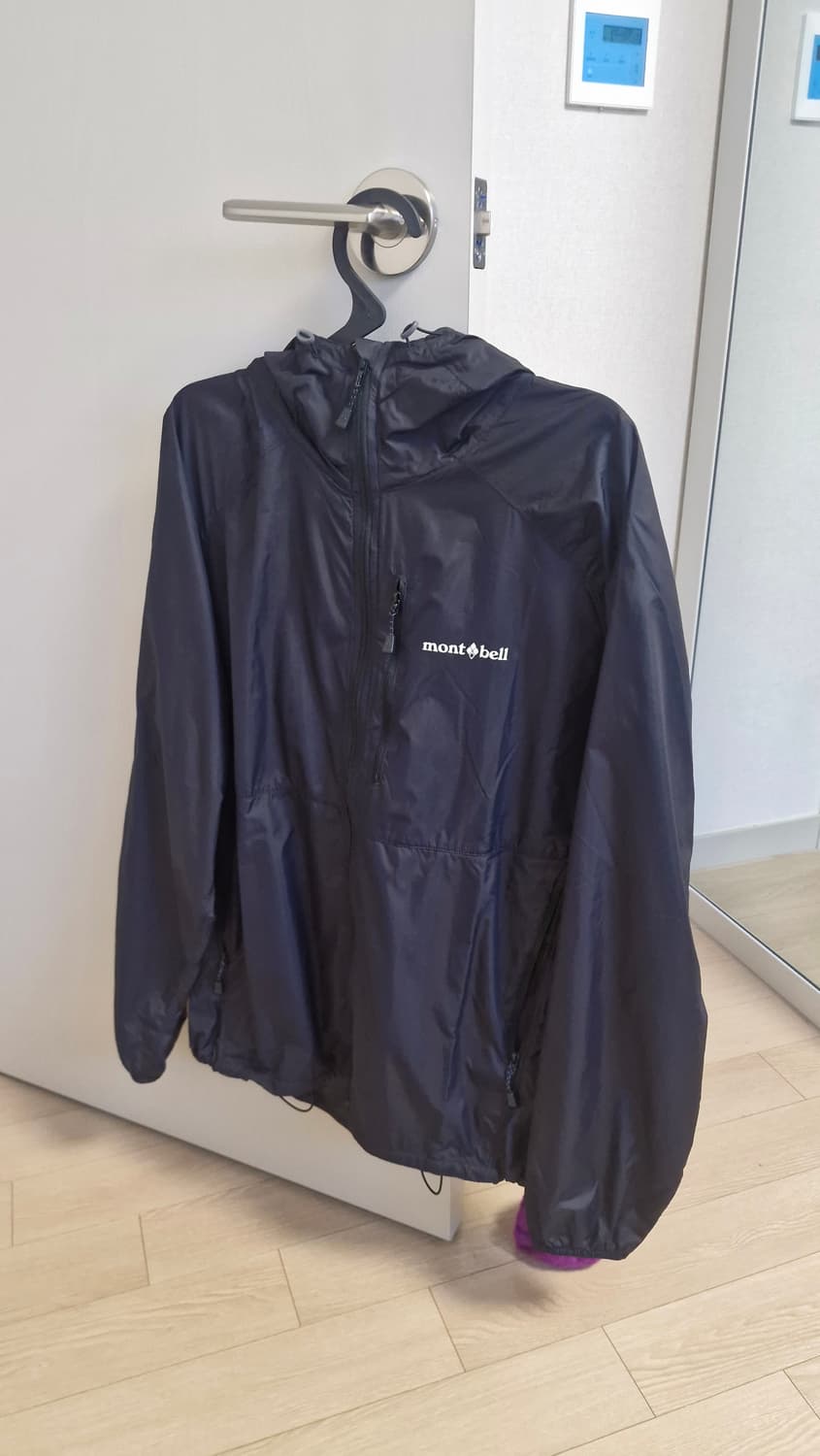 몽벨 윈드블라스트 후드 자켓 블랙 상품이미지1