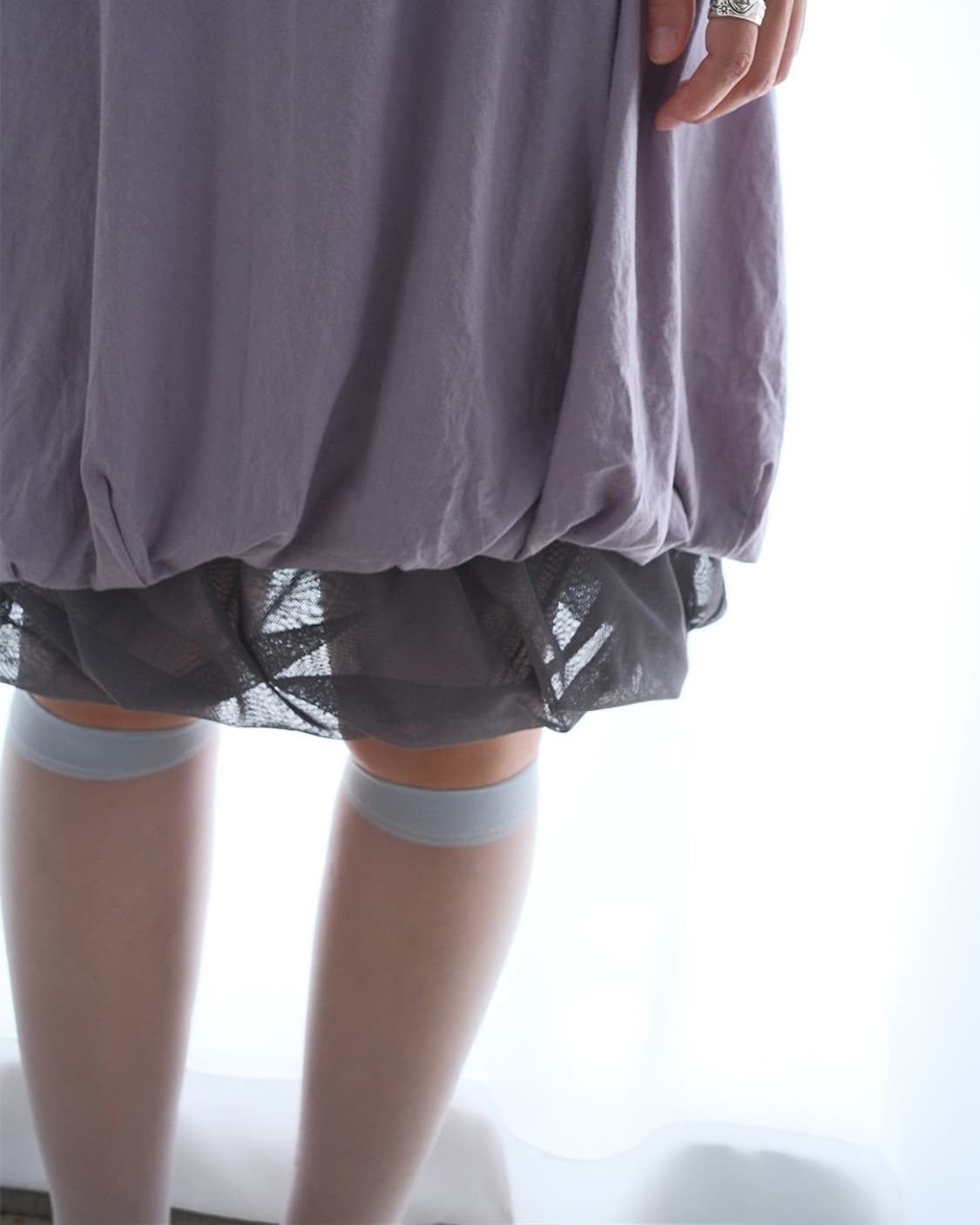 Tulle layered balloon dress 상품이미지3