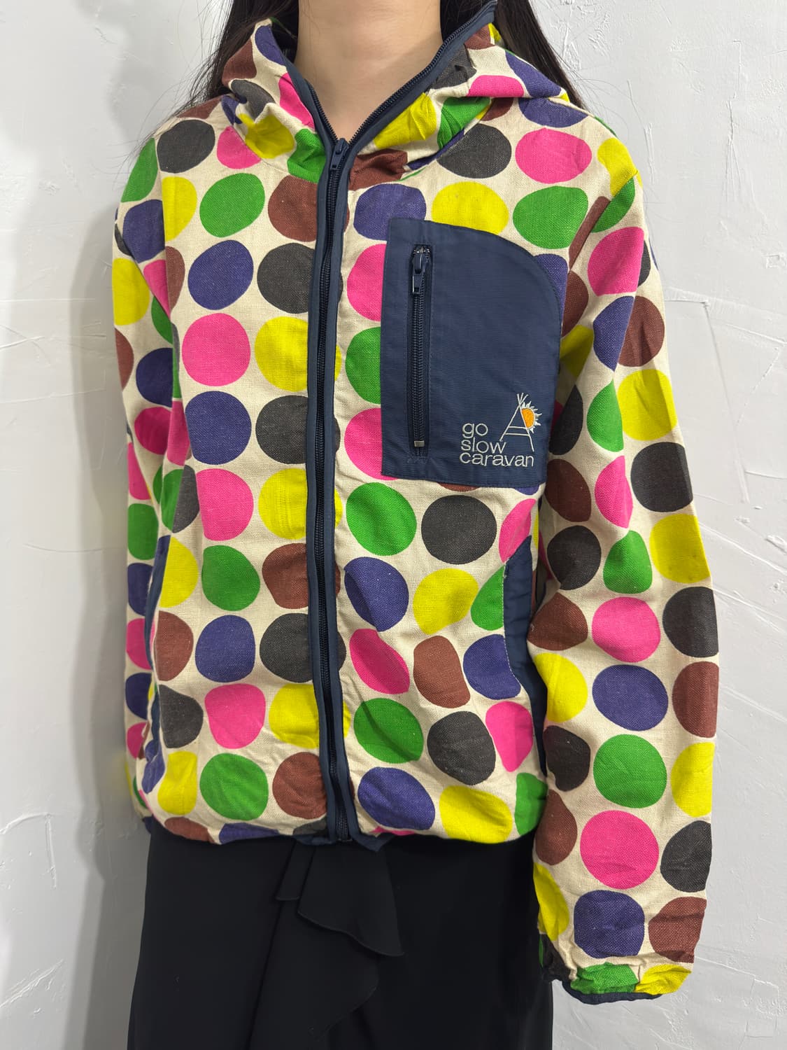 go slow caravan dot hood jacket 상품이미지2