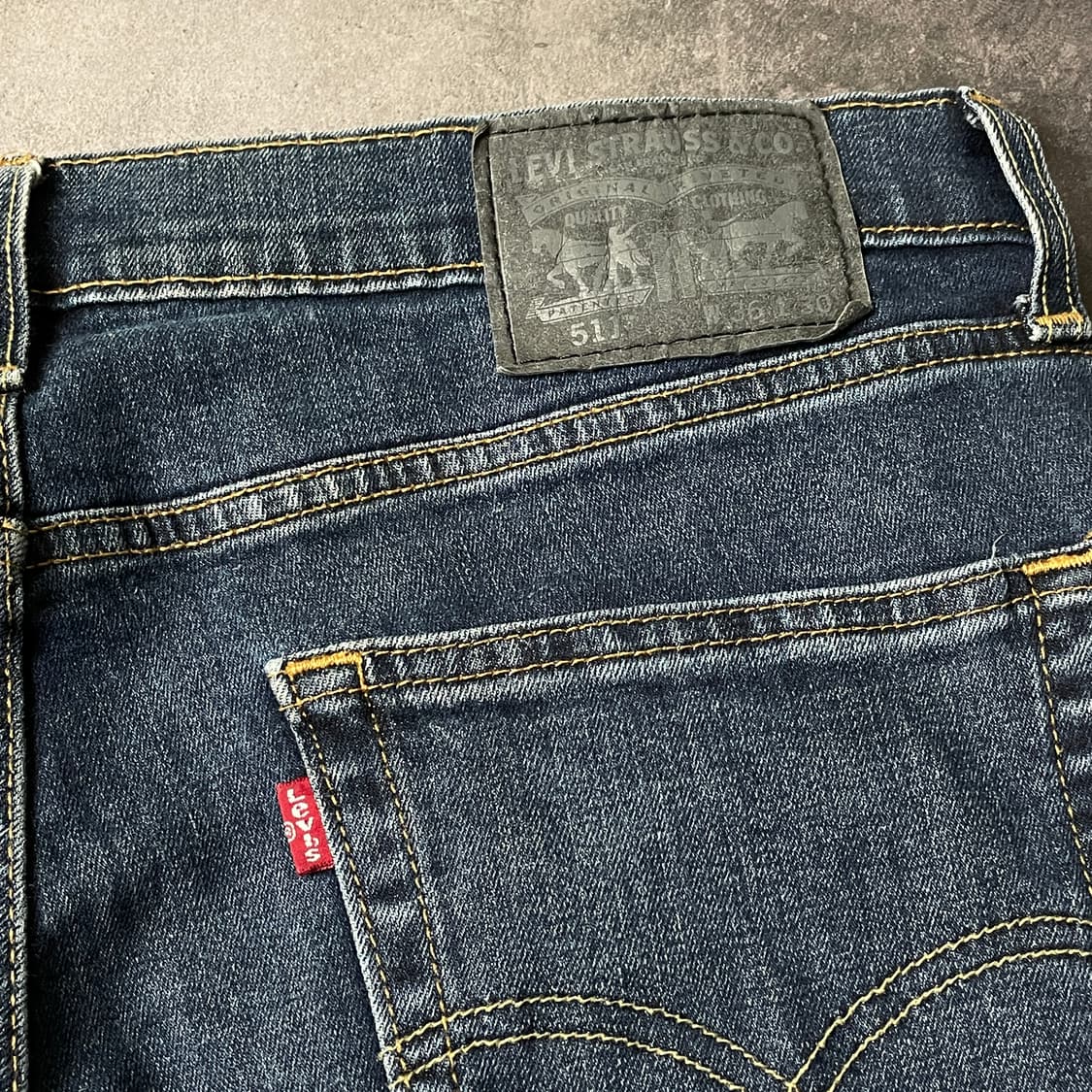 LEVI'S 리바이스511 슬림 스트레이트핏 코튼 데님 팬츠 A00661 상품이미지7