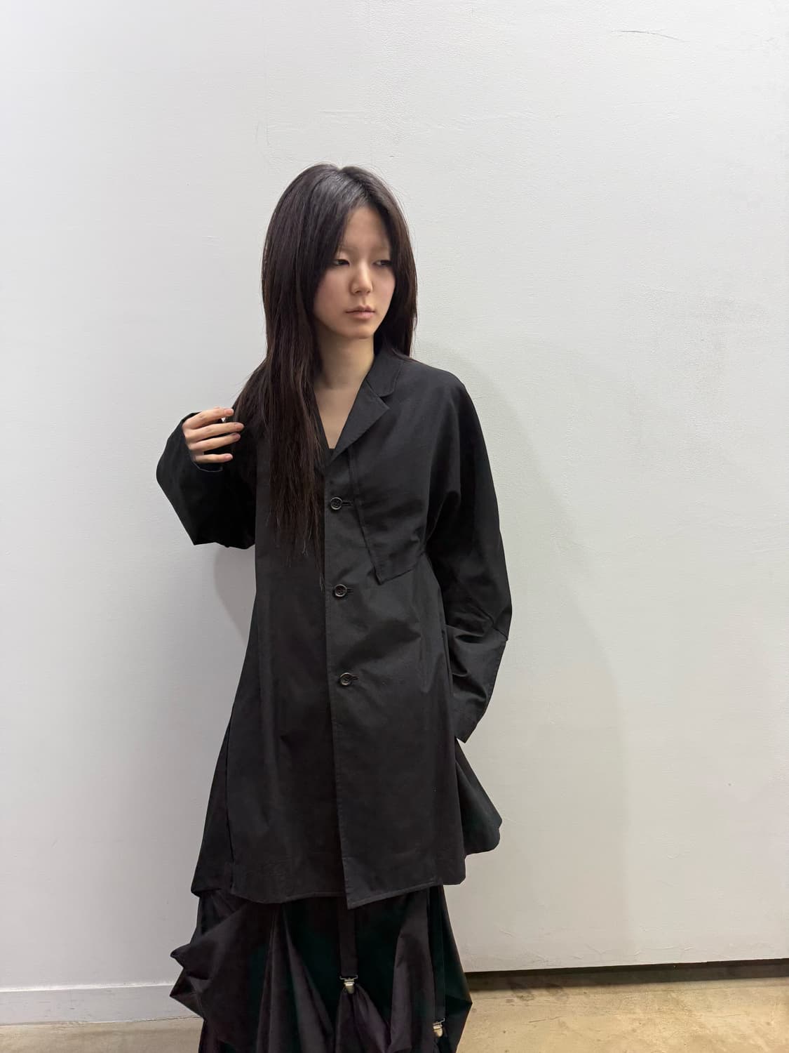 꼼데가르송 트리콧 아카이브 오버핏 패치 코트 상품이미지4