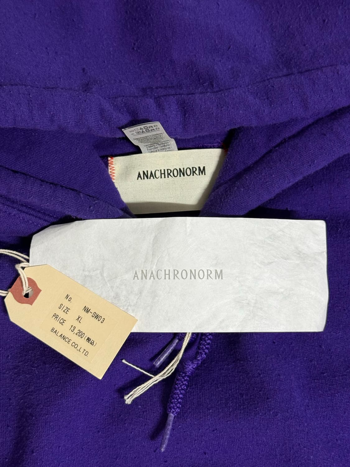 [XL] 아나크로놈 후드 퍼플 상품이미지4