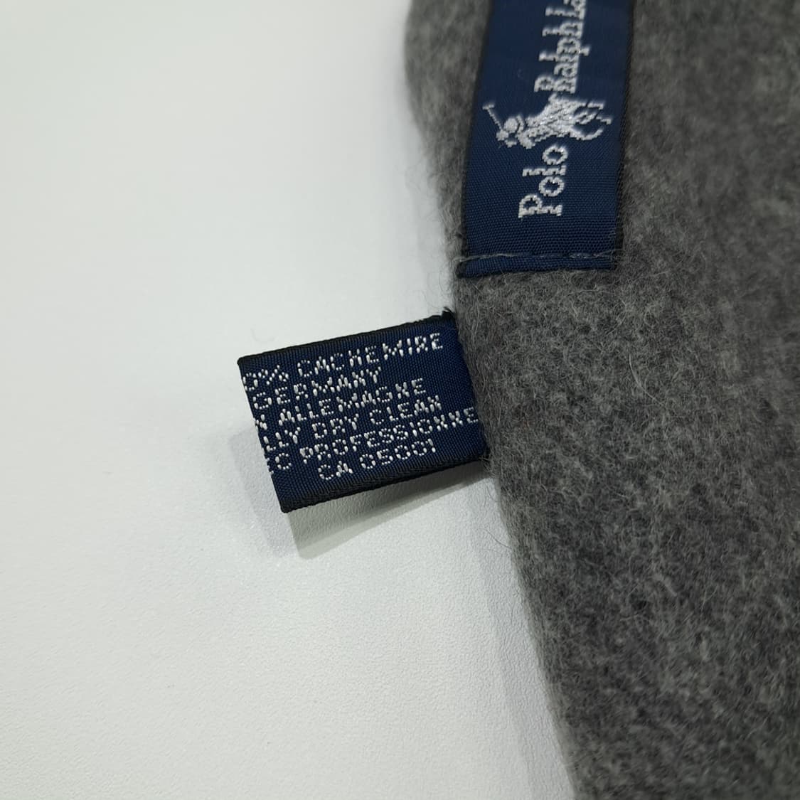 MX298 폴로 랄프로렌 그레이 캐시미어 목도리 머플러 상품이미지7