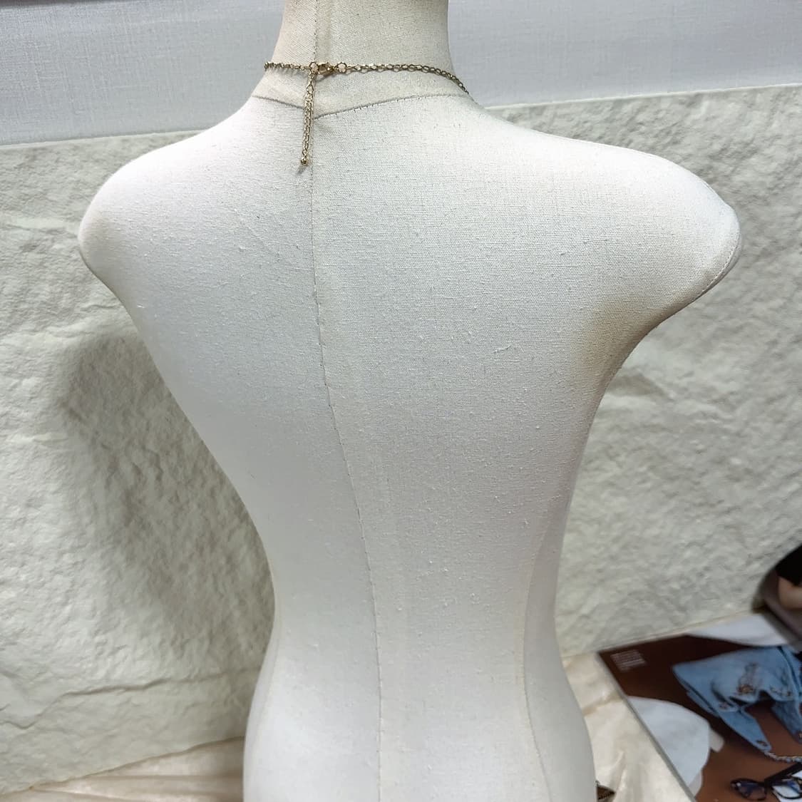 빈티지 해머링 메탈 체인 목걸이 상품이미지3