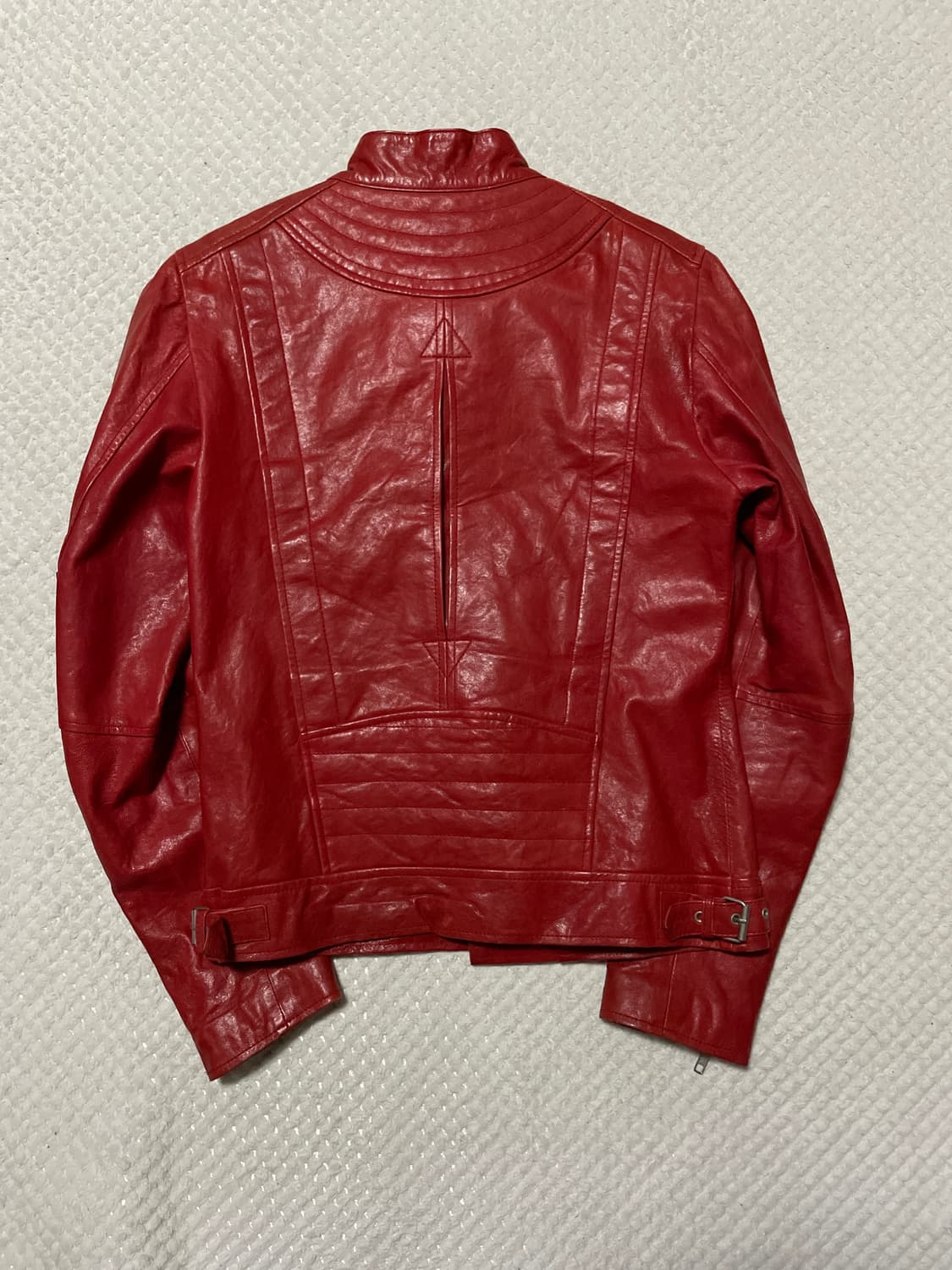 [46] 206옴므 웨스턴 무드 쉽스킨 양가죽 절개 레더 자켓 상품이미지2