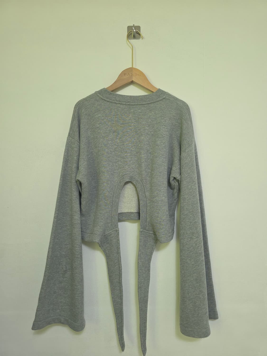 Alexander Wang 컷아웃 크롭 맨투맨 XS 상품이미지2