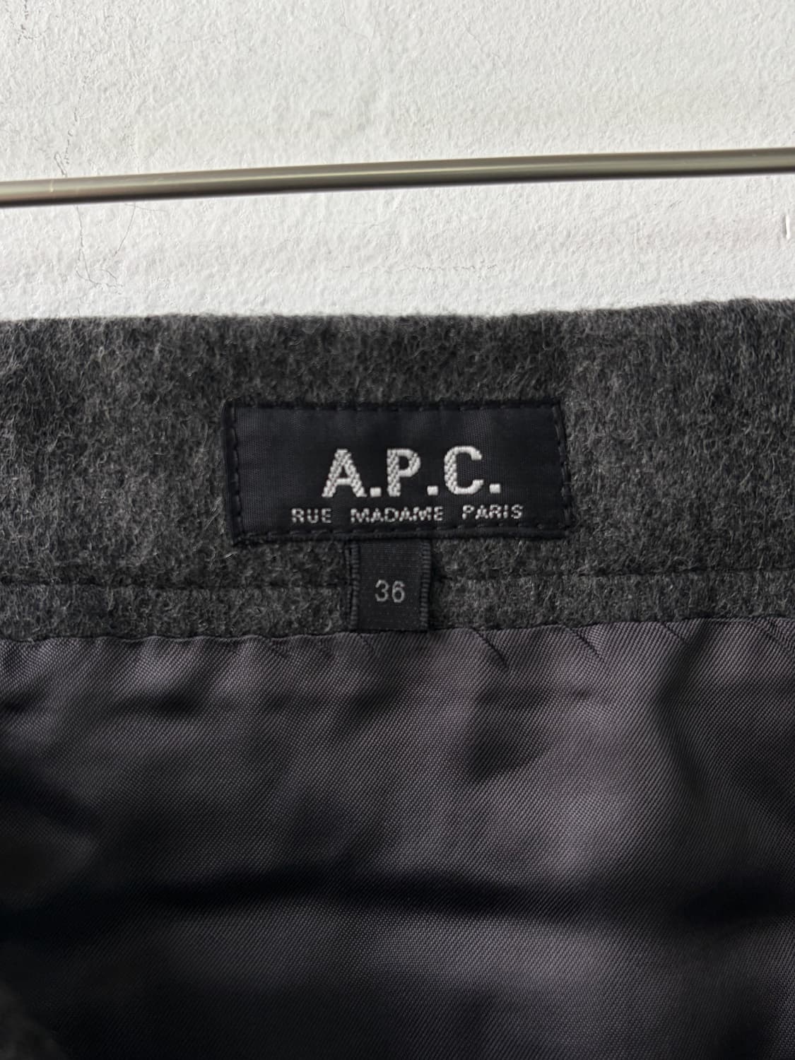 아페쎄 울 투포켓 스커트 상품이미지4