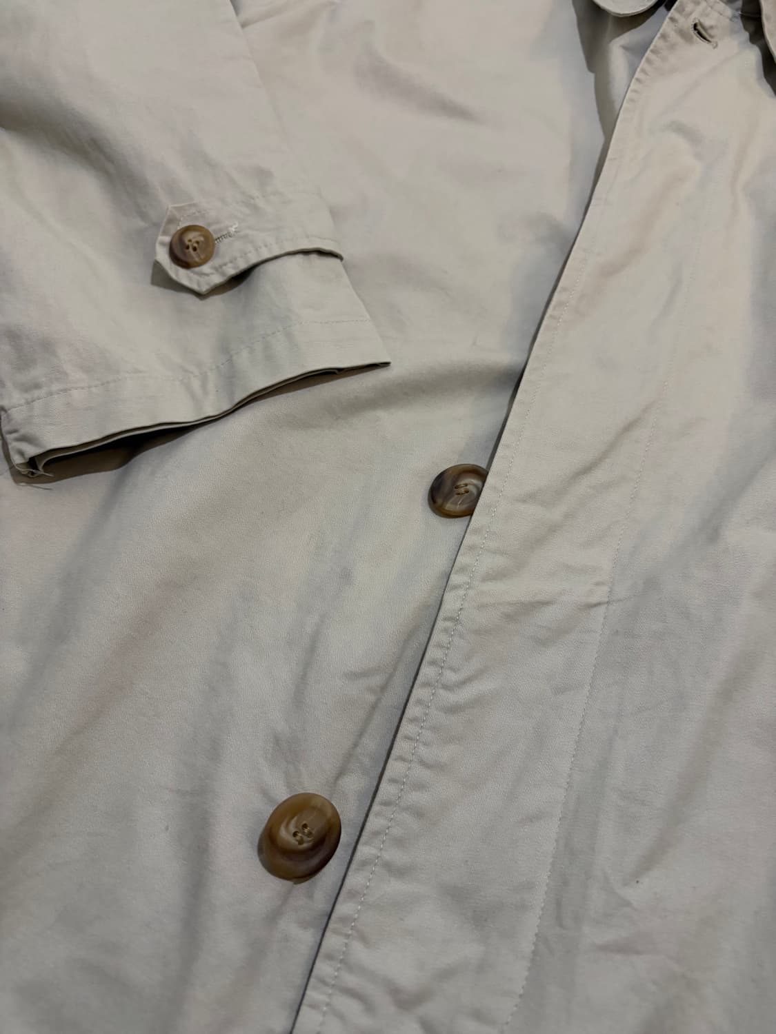 100-105) 폴스미스 코튼 롱 트렌치 코트 상품이미지4