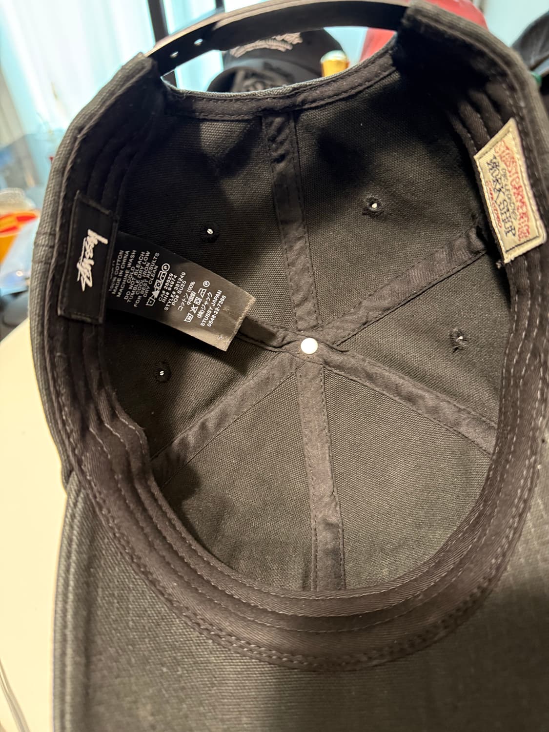 스투시x아워레가시 워크샵 미드 뎁스 캡 블랙 상품이미지2