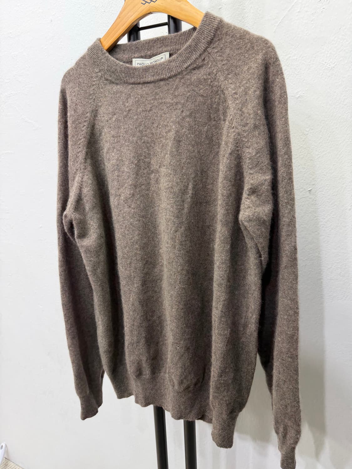 정품) 파올로 몬도 여성 캐시미어100 니트 스웨터 M 상품이미지3