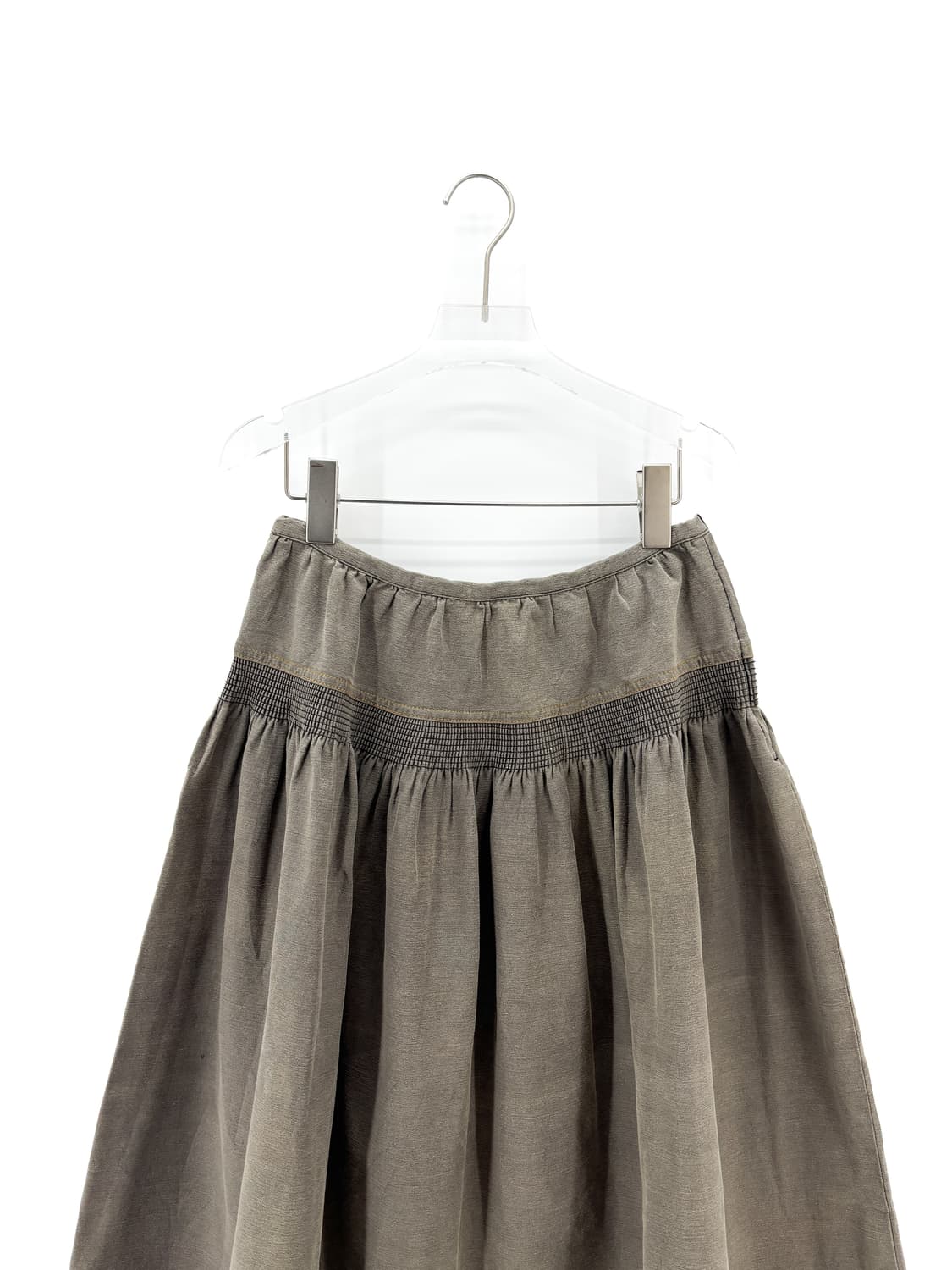 빈티지 셔링 포인트 프릴 스커트 상품이미지2