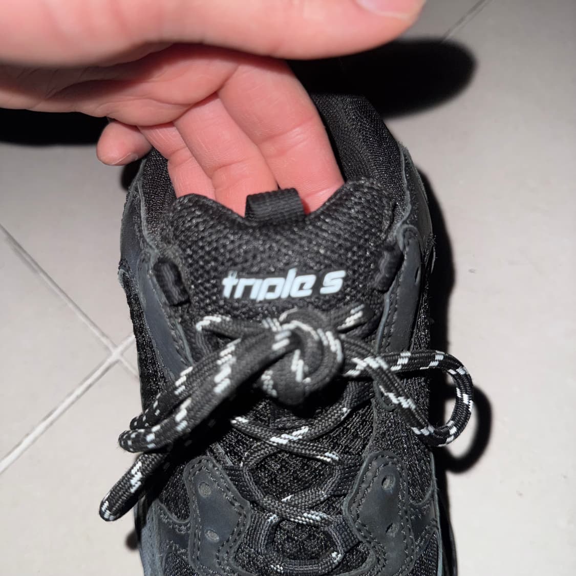 발렌 더티 트리플s (블랙 / 39 (260) ) 상품이미지6