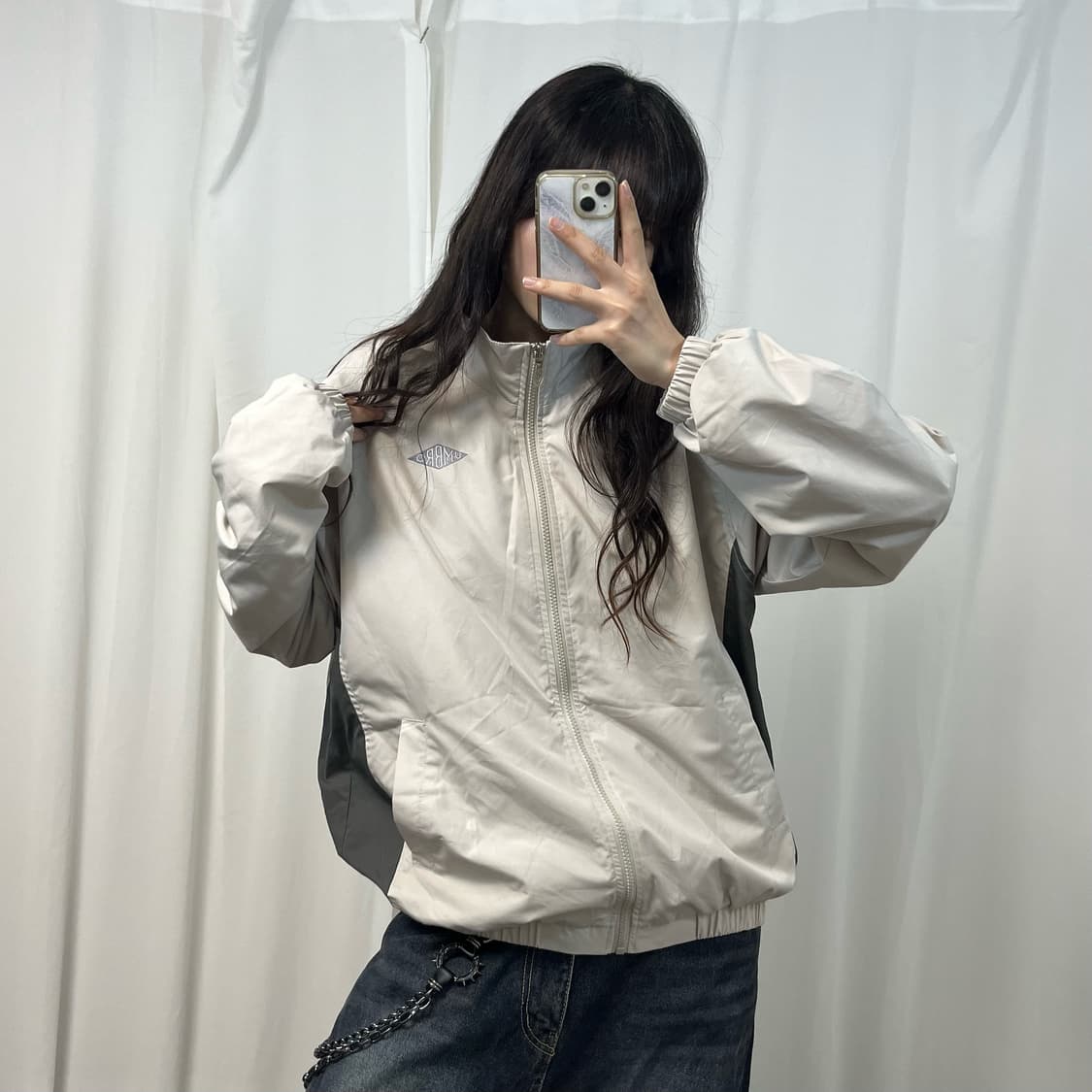 Umbro cream beige windbreak jacket 상품이미지1