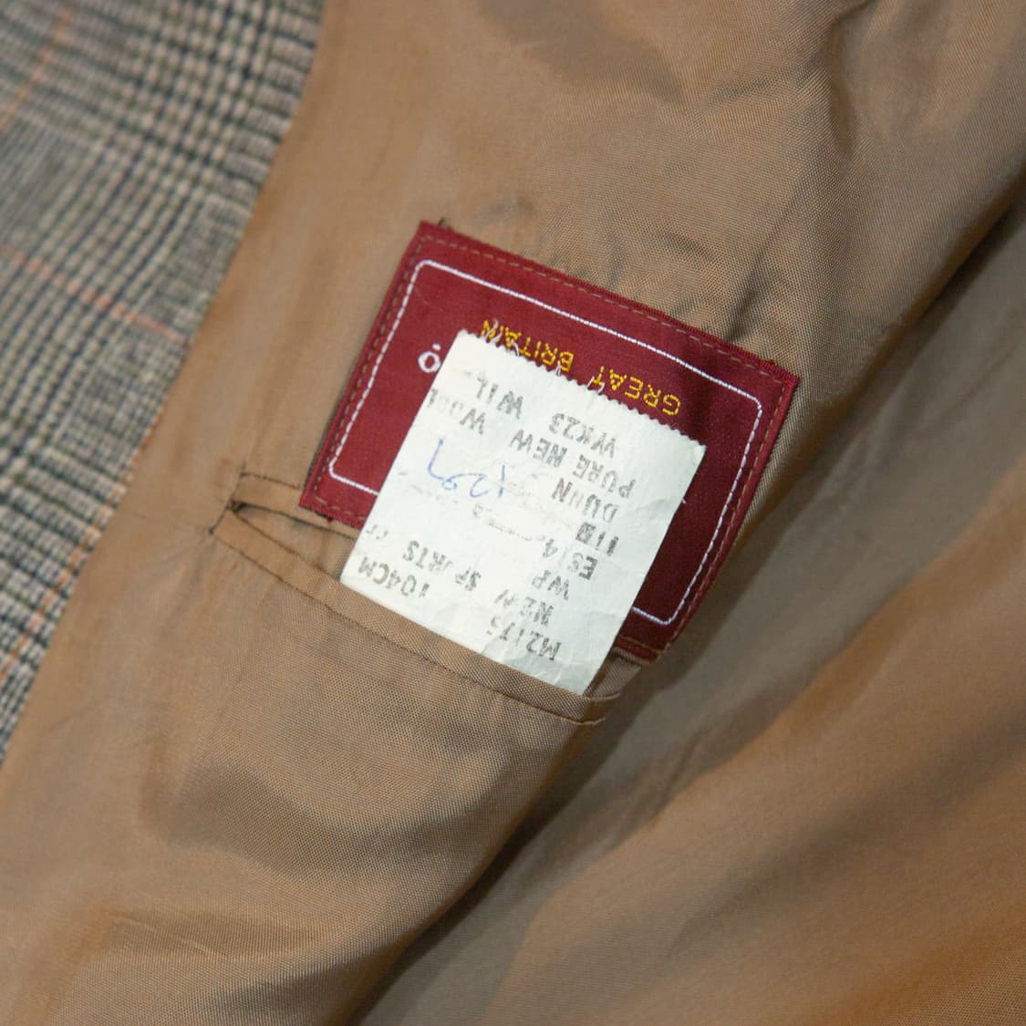 70s Dunn&co 하운드투스 울 맥코트 [Made in England 상품이미지8