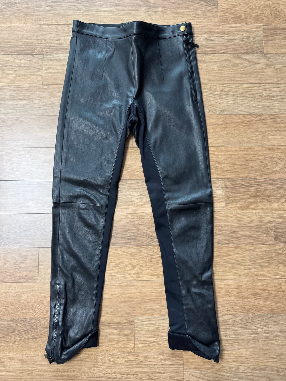 [Louis Vuitton] 루이비통 블랙 가죽 레더 팬츠 40 상품이미지1