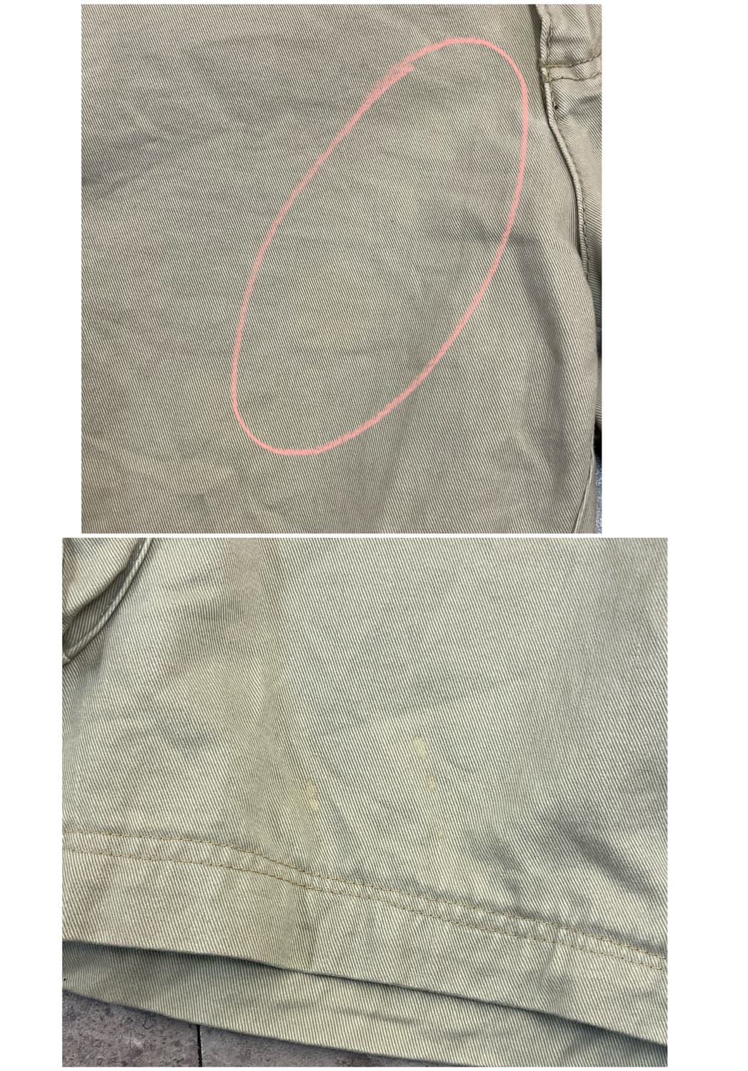 빈티지 카고 하프 팬츠 베이지 40 #csz3579 상품이미지6